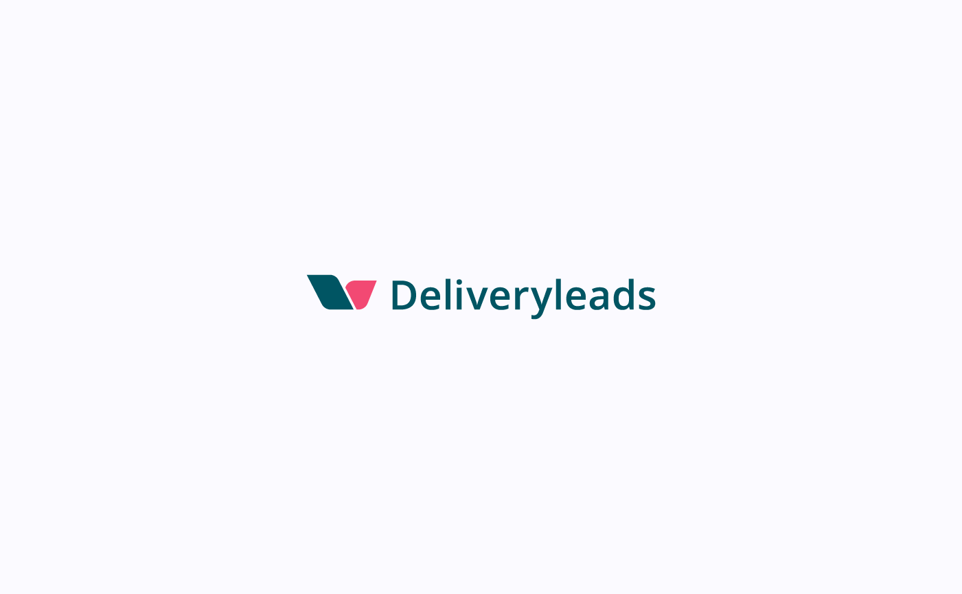 Deliveryleads symbol + typography