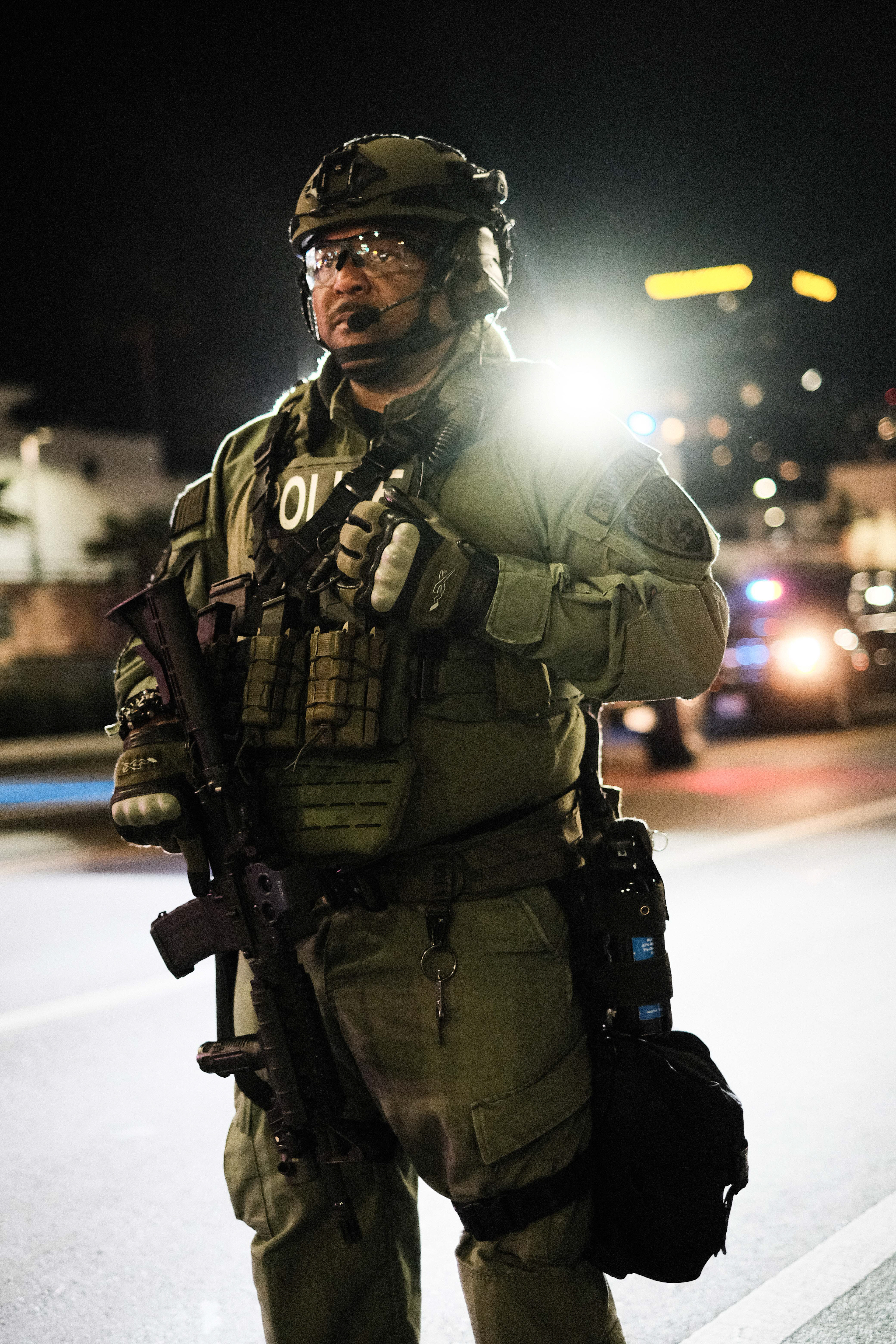 Sniper sent from prison to suppress Trump supporters in Beverly Hills.