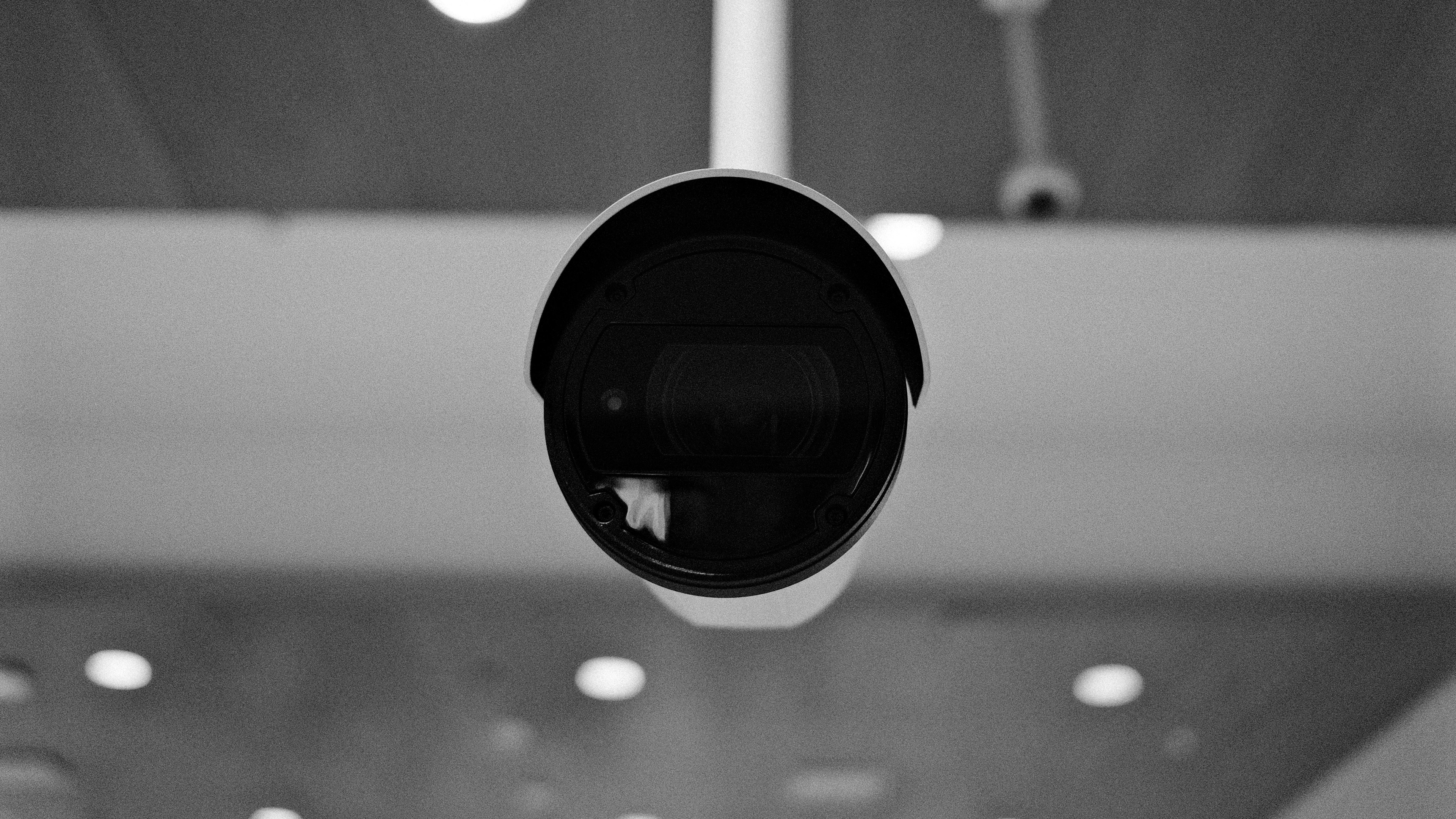 A surveillance camera used by the Department of Homeland Security.