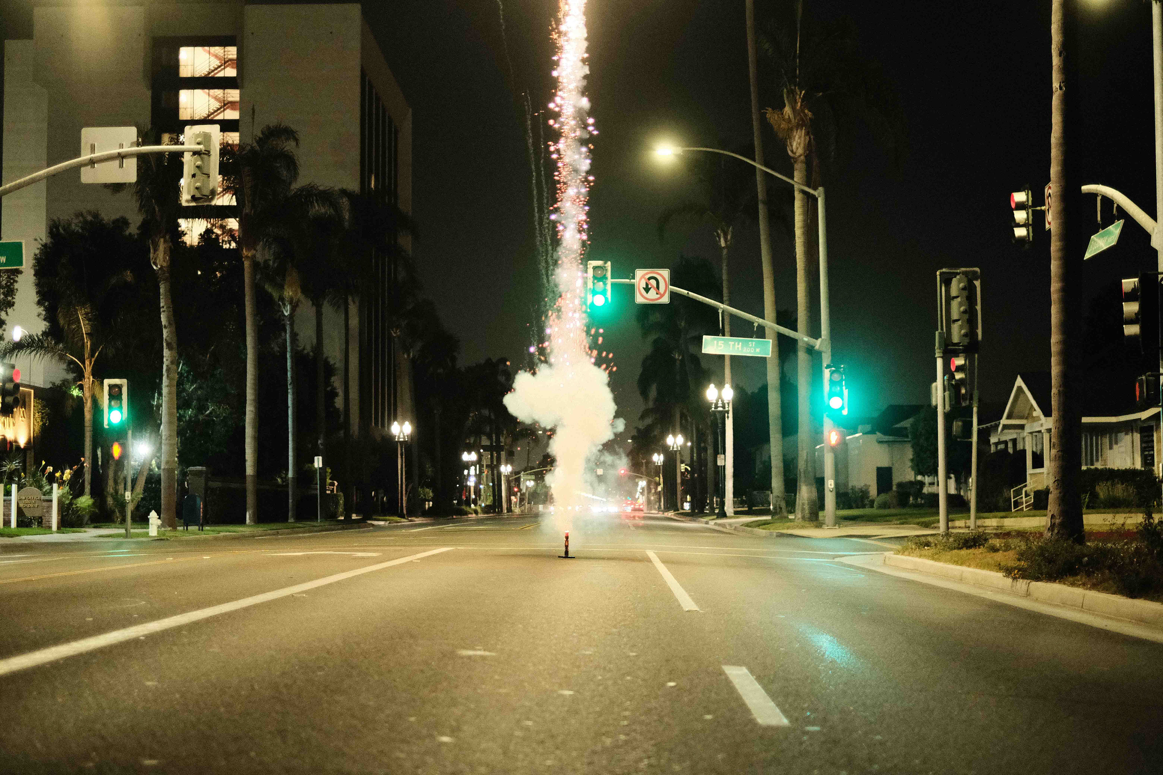 Amezcua be like, "No illegal fireworks!"