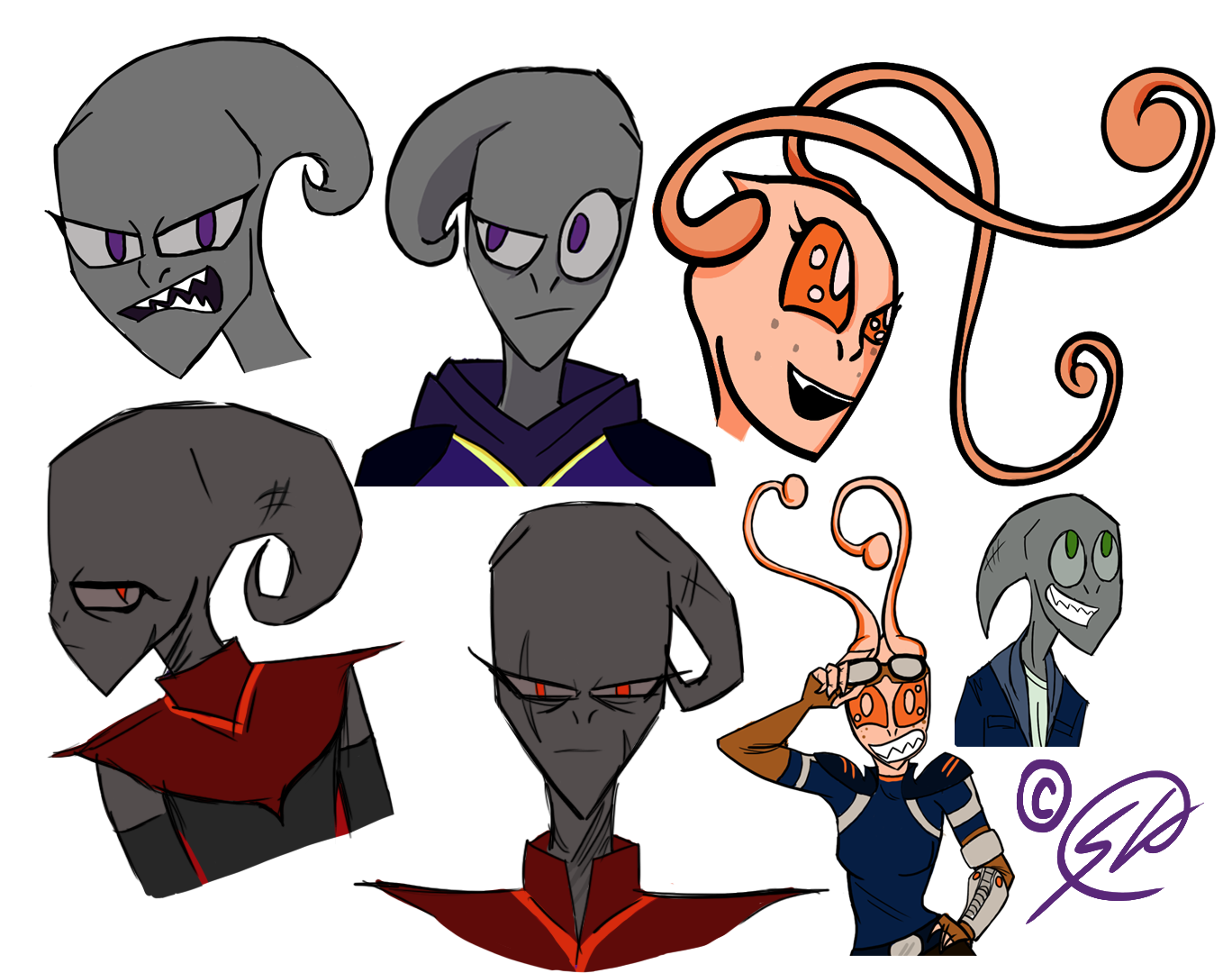Terra Aliens. These designs are protected by copyright.