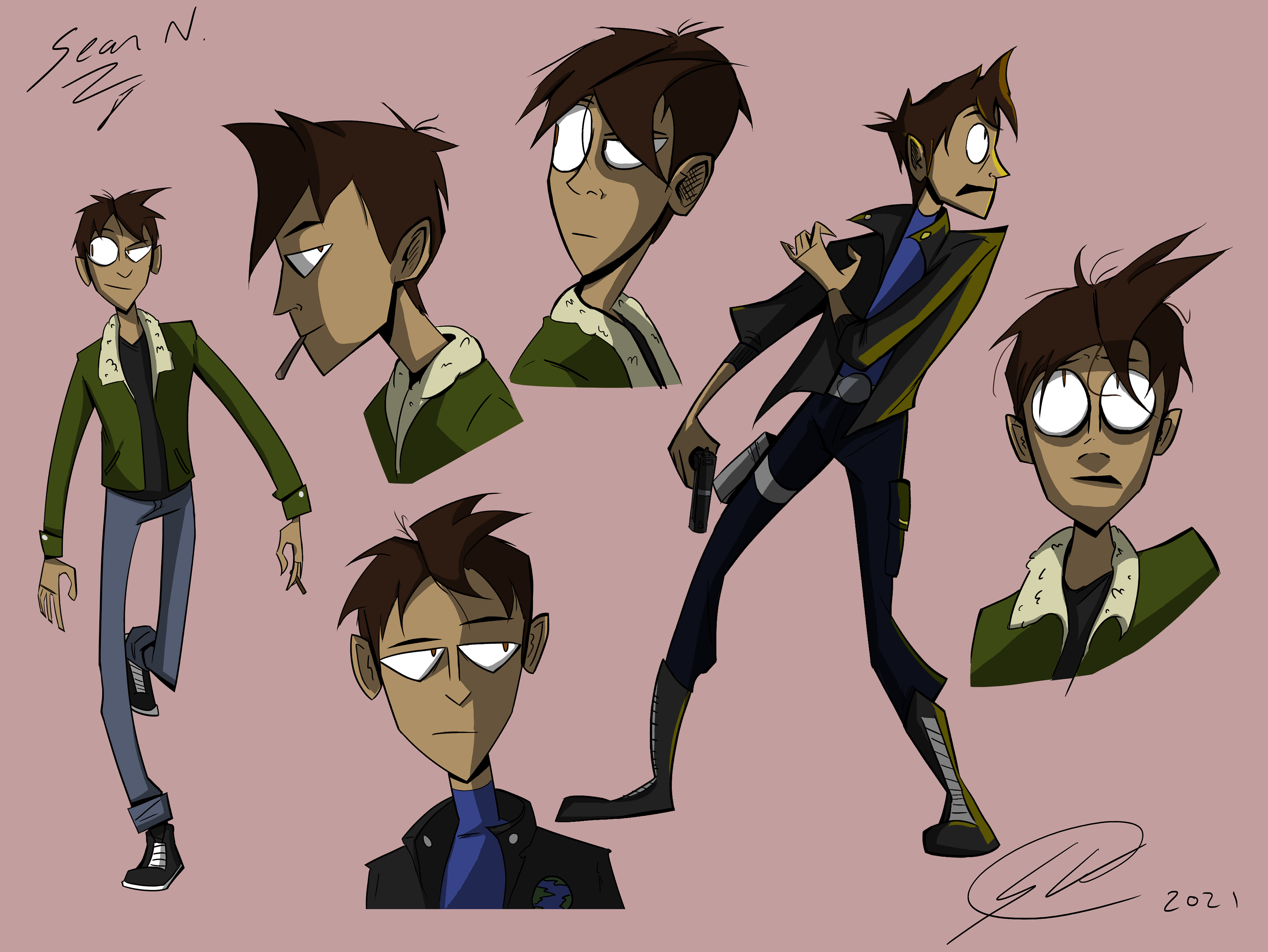 Sean Model Sheet
