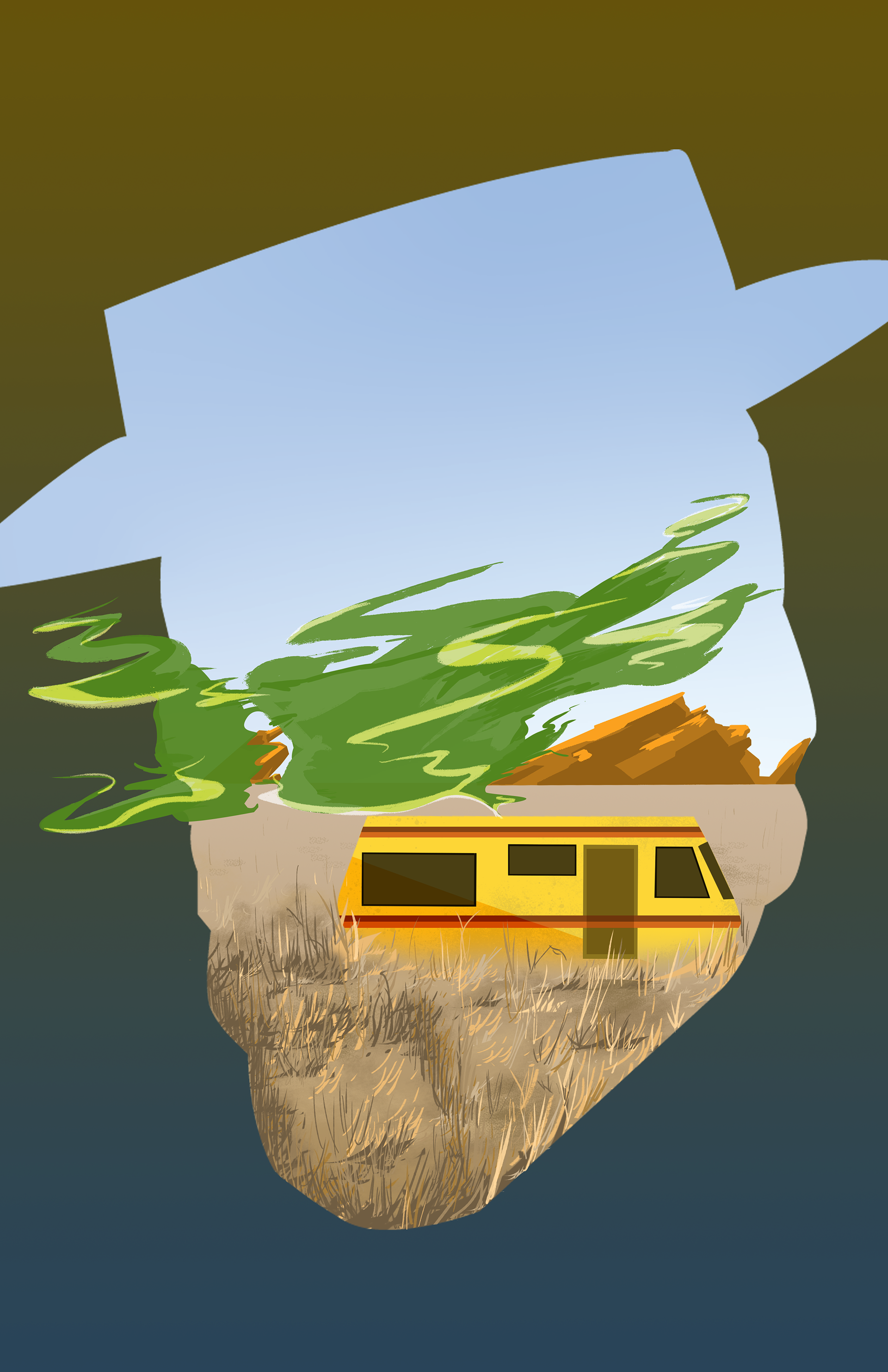 Breaking Bad Silhouette Illustration