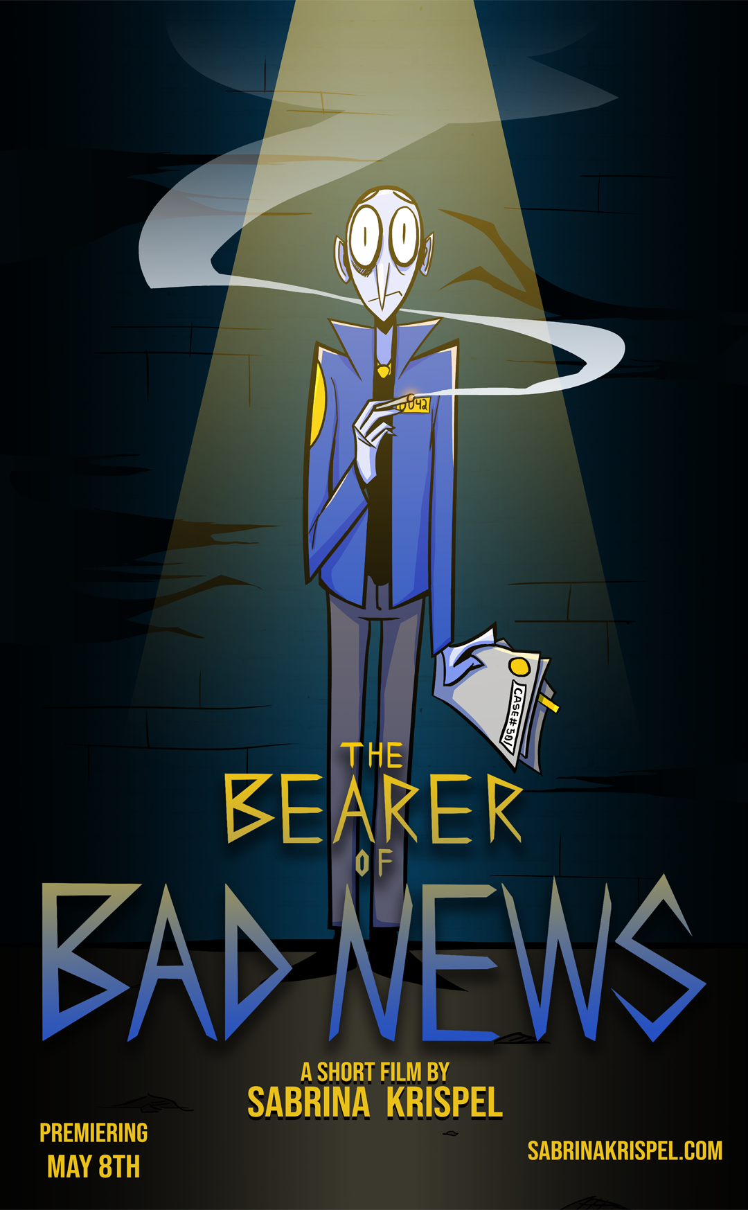 "The Bearer of Bad News" Short Film Poster