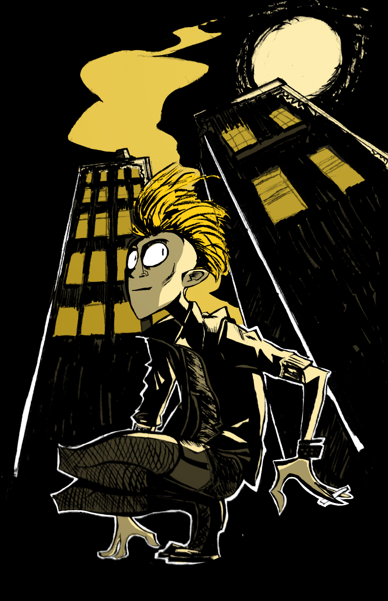 Inktober 2021 - City Punk