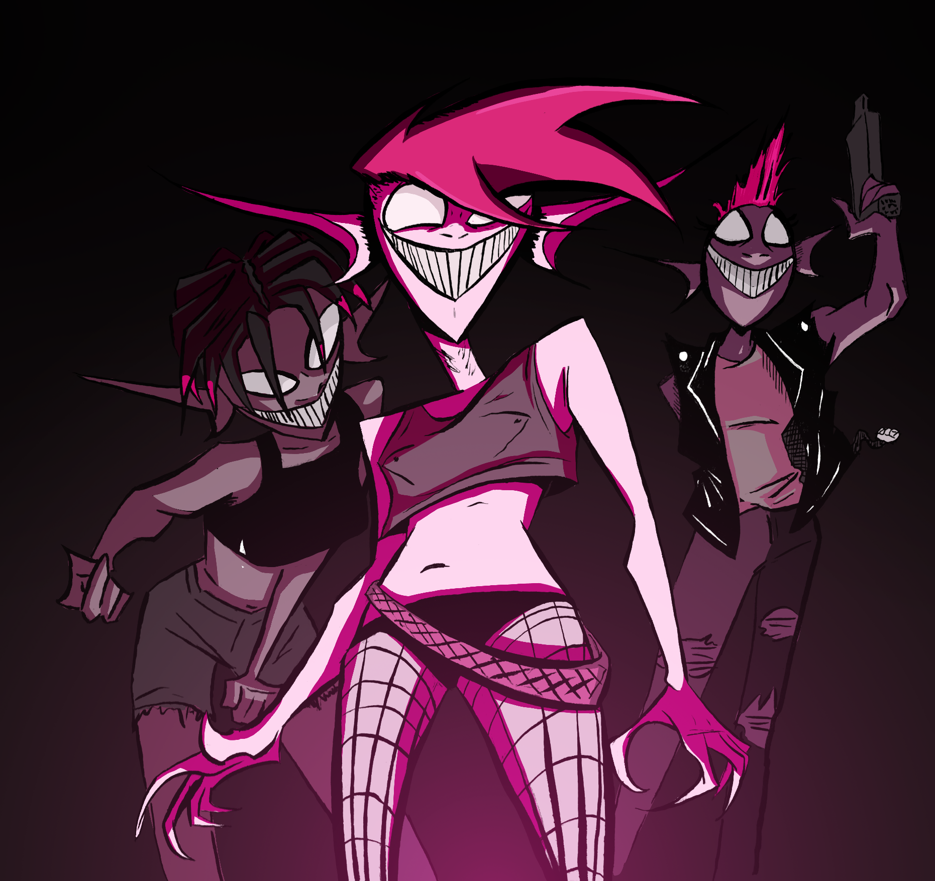 Inktober 2021: The Three Graces