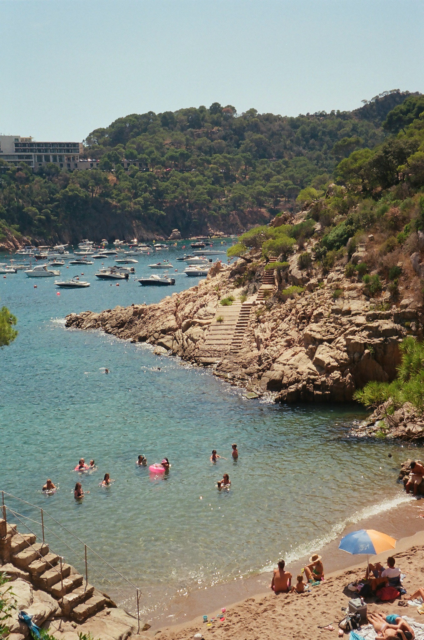 Sunny cala. Costa Brava, 2024.