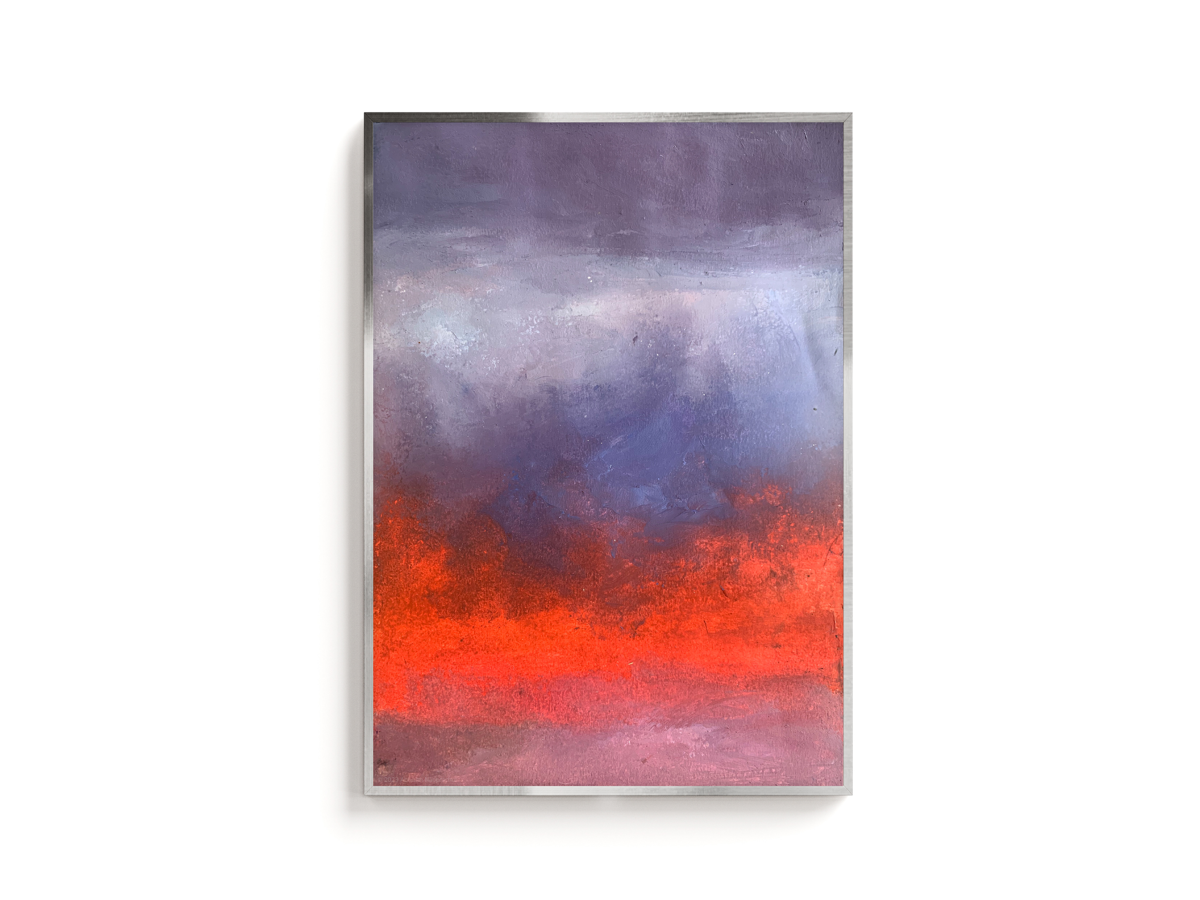 22 - 11 Oil on paper 29.7 x 42.0 cm ©2023mekabhisith