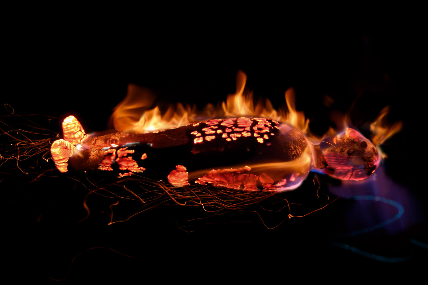 Fireman. Photograph, 40 x 60 cm.