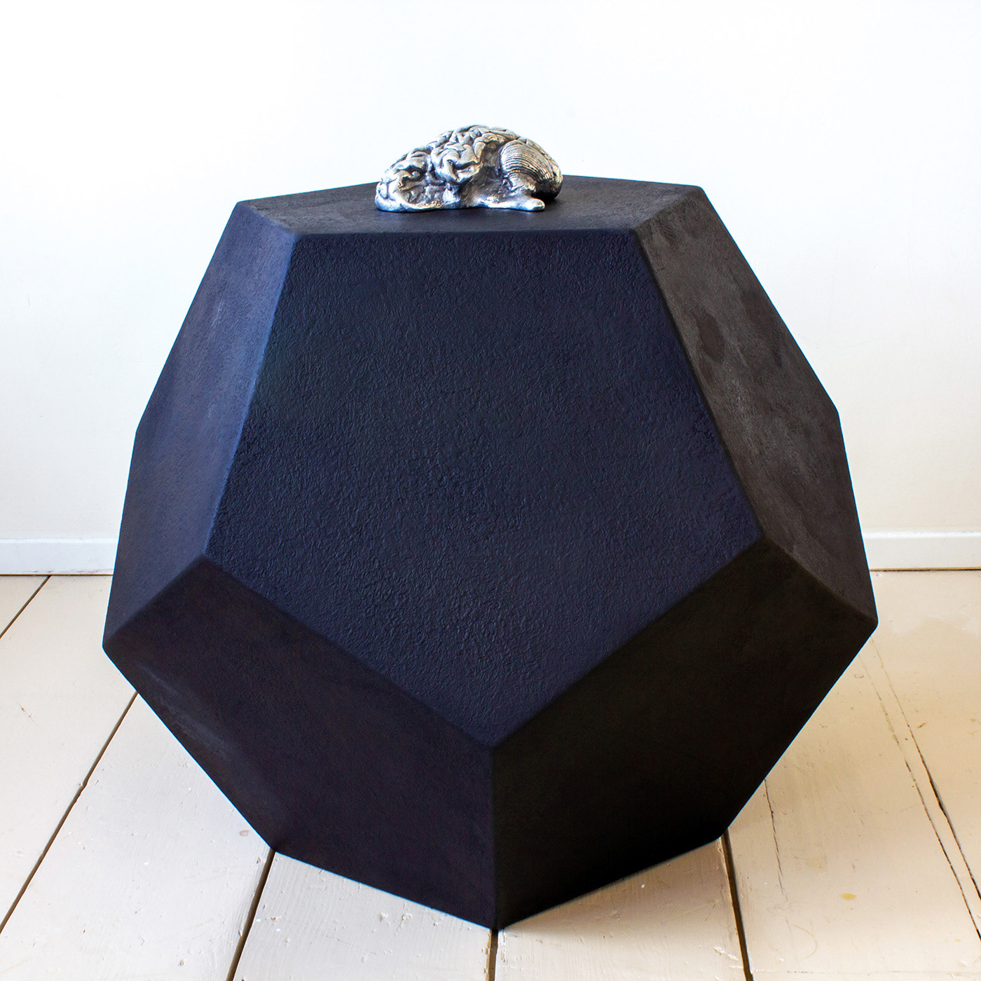 Real Estate. Wood and aluminium, 58 x 52 x 52 cm.