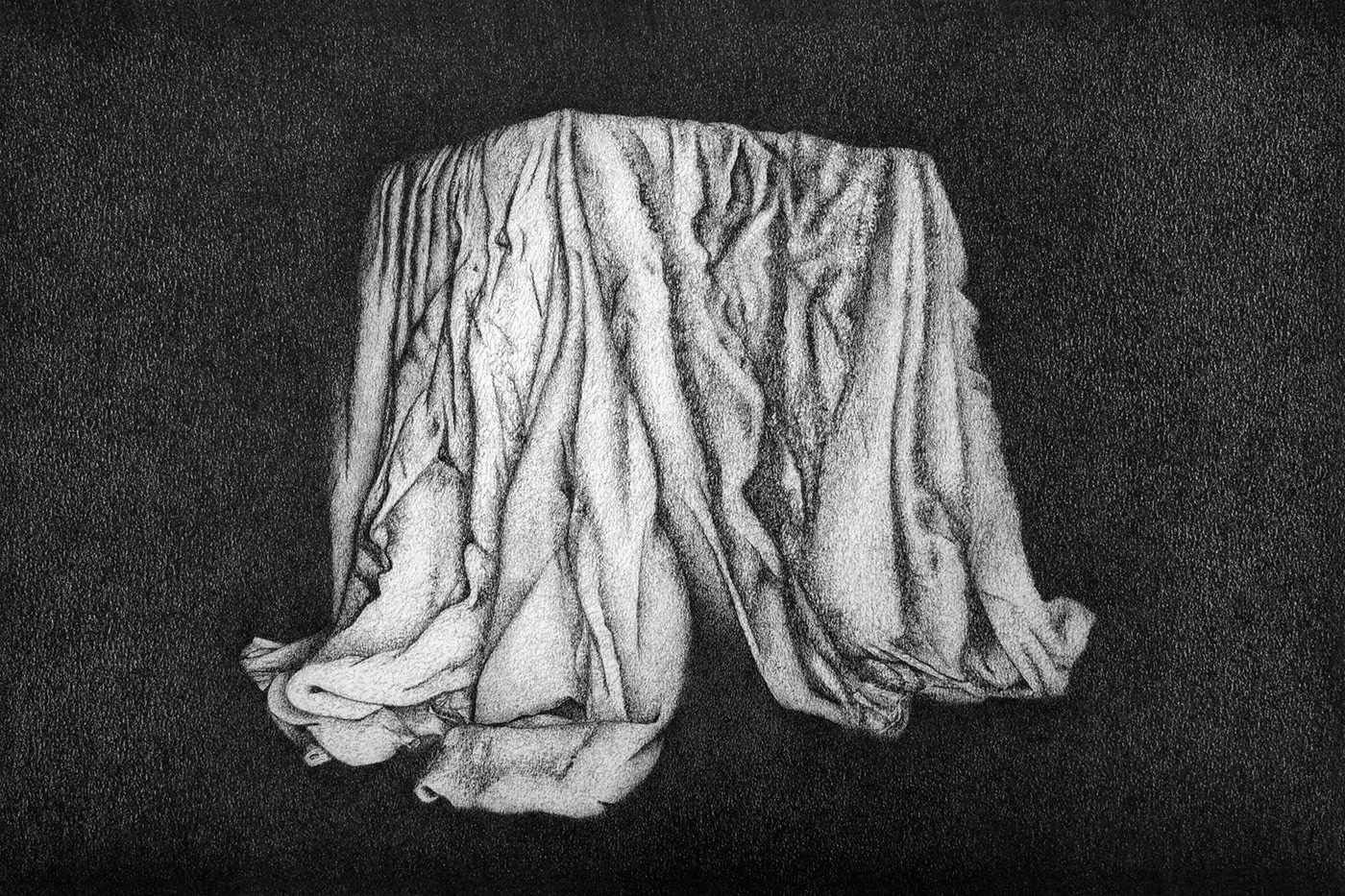 Fortune Secret. Graphite on paper, 25 x 35 cm.