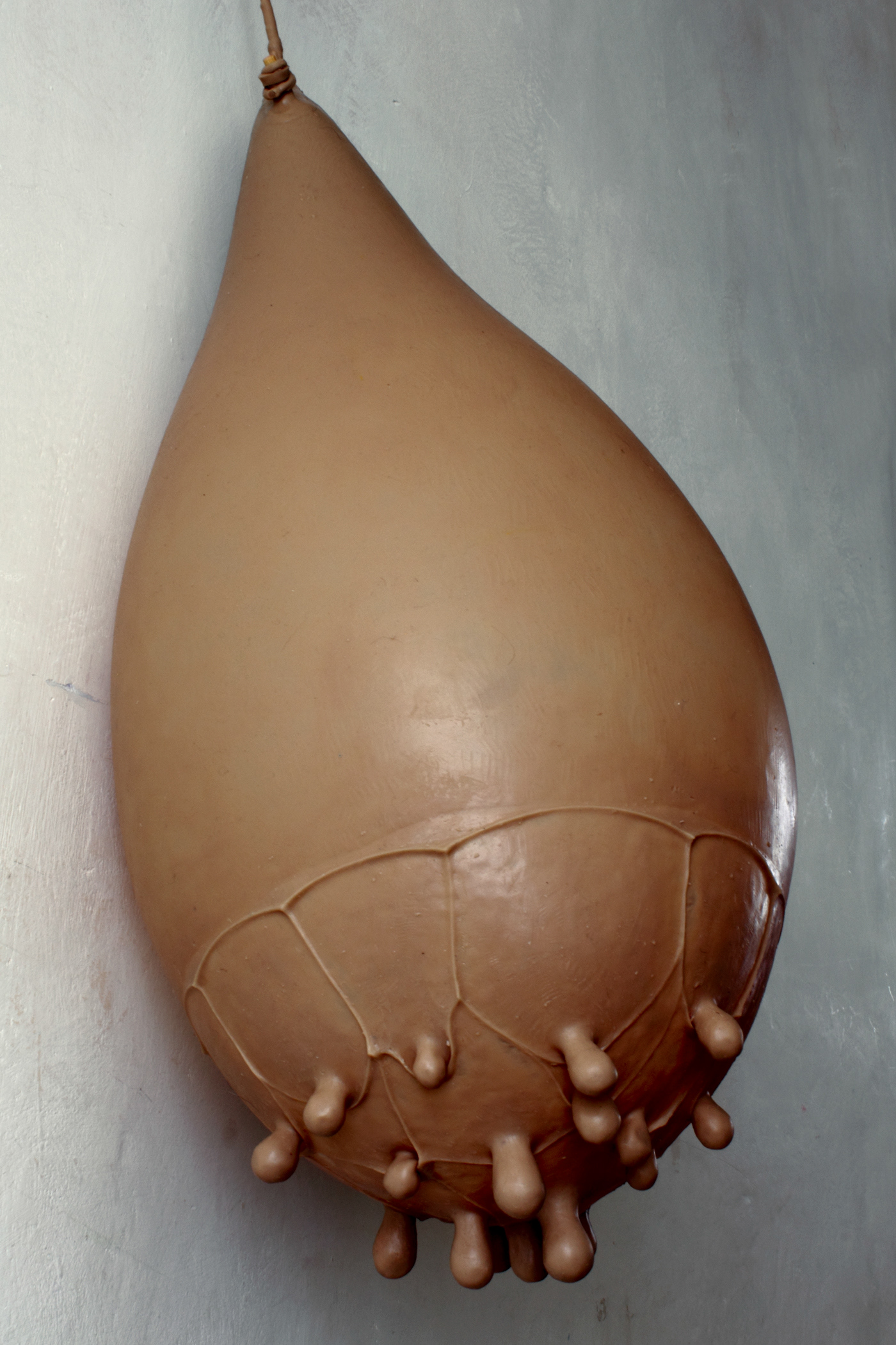 Mother 2, rubber and air, 80 x 35 x 35 cm.