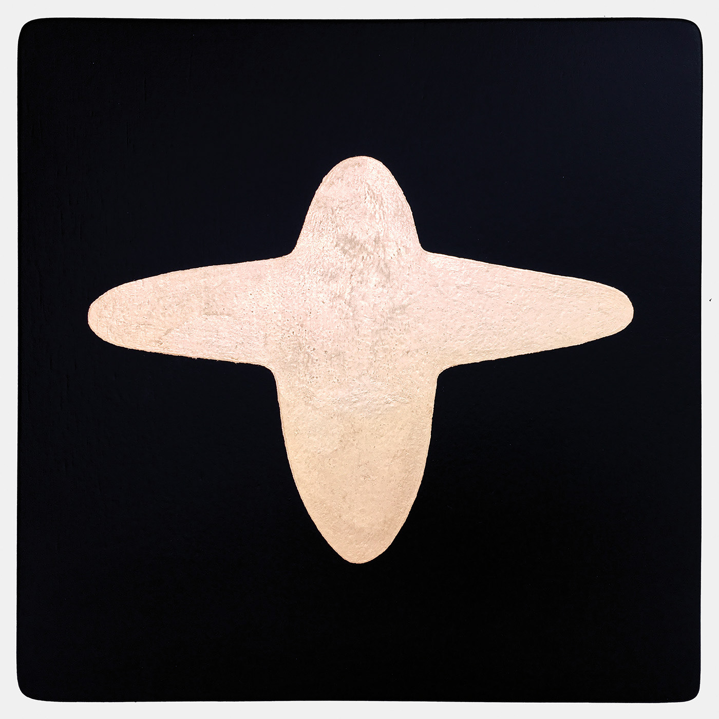 Appearance 7. Goldleaf on wood panel, 33 x 33 cm.