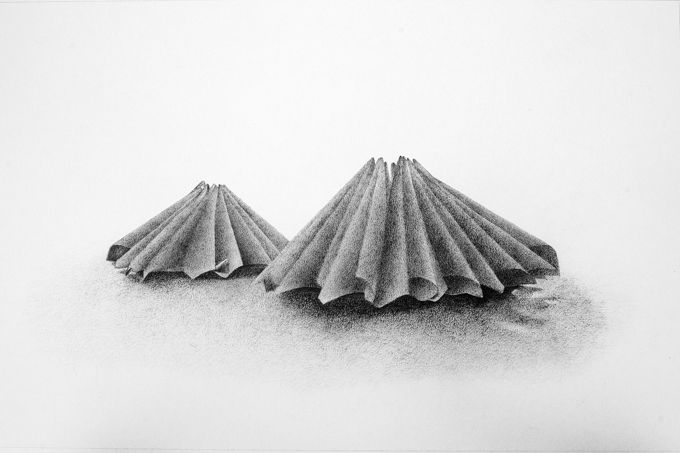 Before the Feast 2. Graphite on paper, 30 x 40cm.