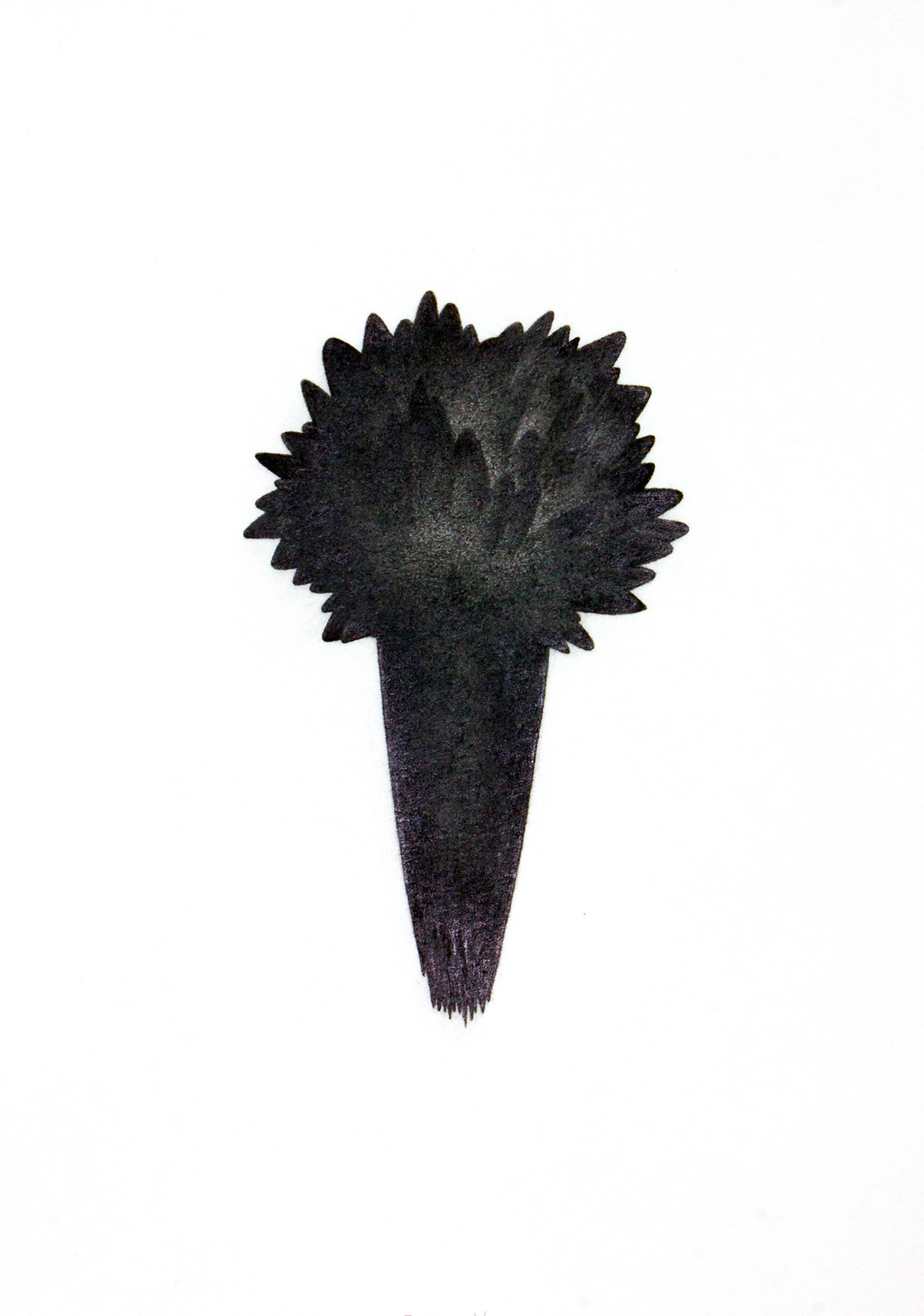 Levitation 7, graphite on paper, 30 x 21 cm.