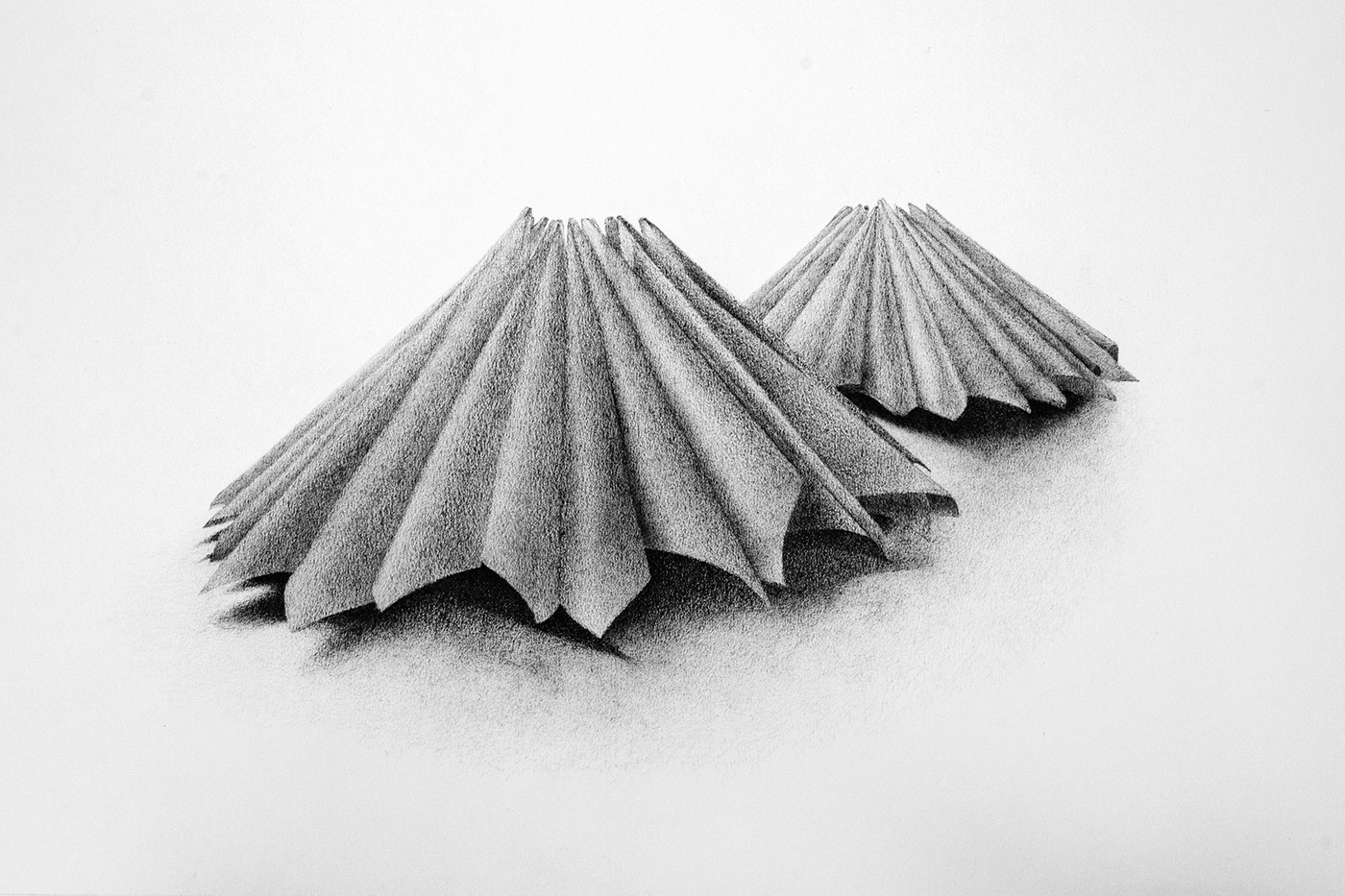 Before the Feast 3. Graphite on paper, 30 x 40 cm.