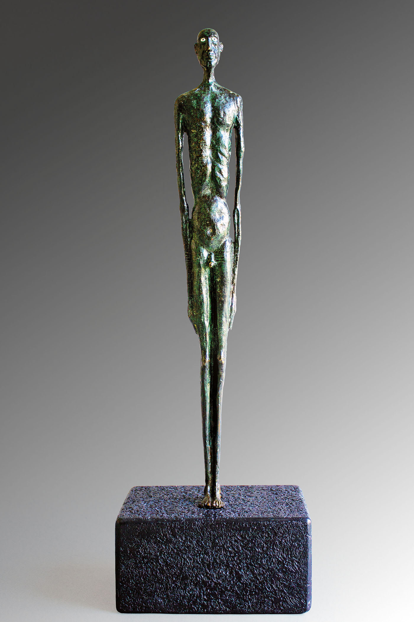 The Gaze, bronze, 47 x 6 x 3,5 cm.