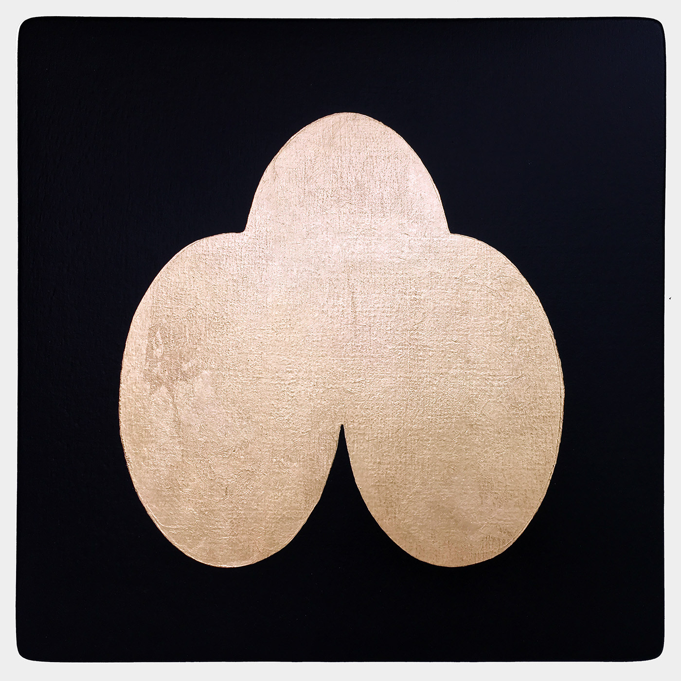 Appearance 12. Goldleaf on wood panel, 33 x 33 cm. 