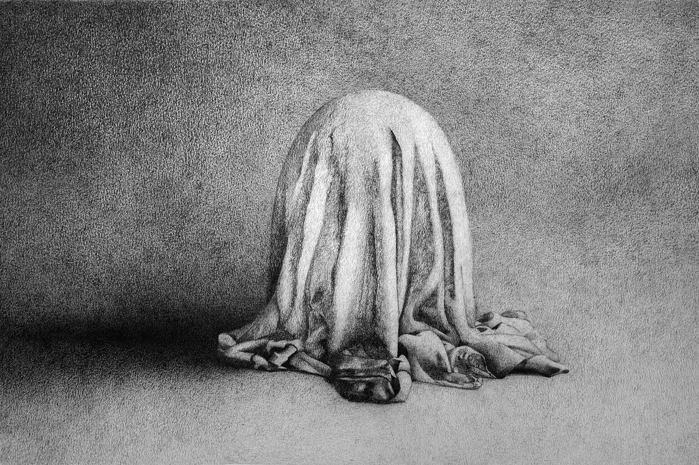 Sacret Secret. Graphite on paper, 30 x 40 cm.