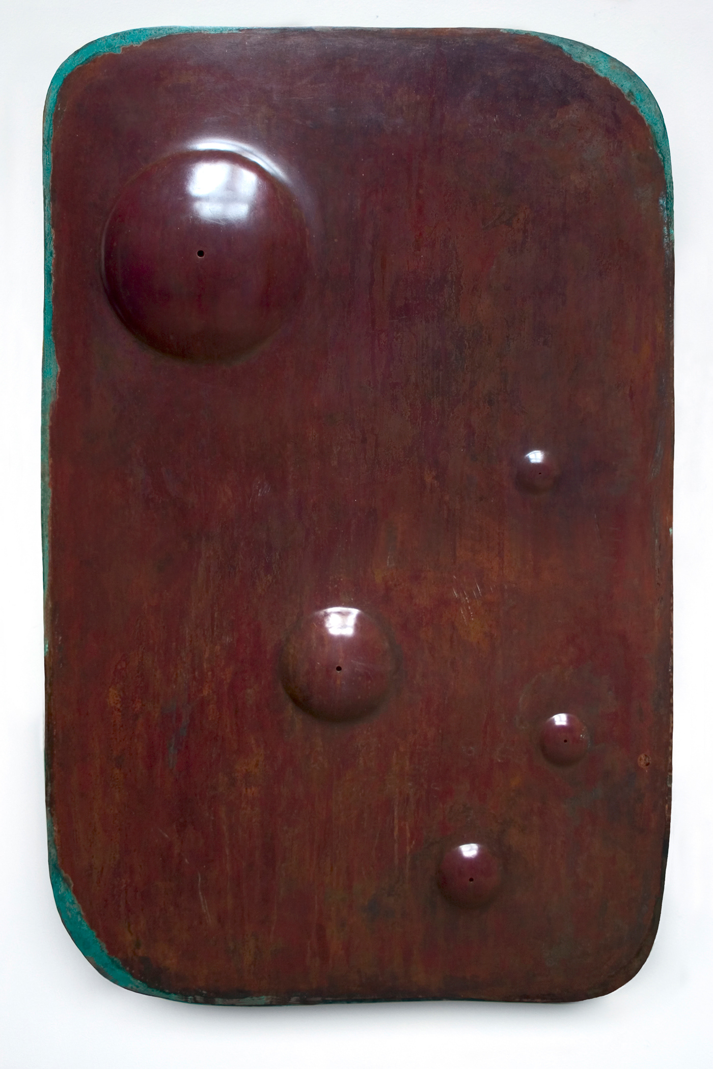 Enlightened Invisibility 4, copper and acid, 100 x 60 cm.