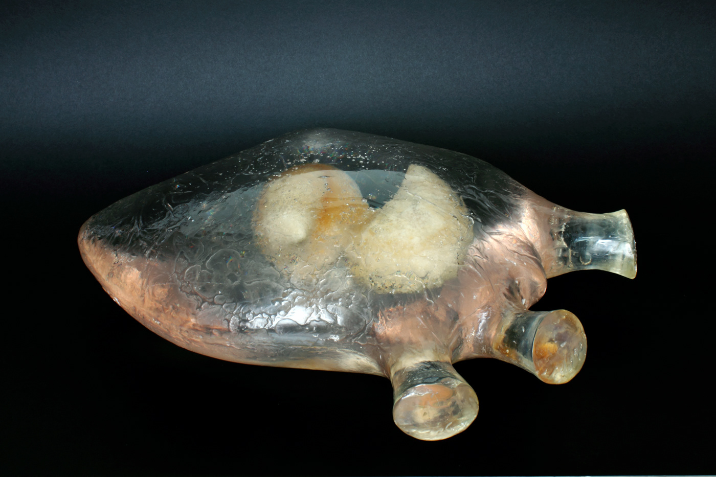 First Governor. Resin and sugar, 20 x 25 x 45 cm.