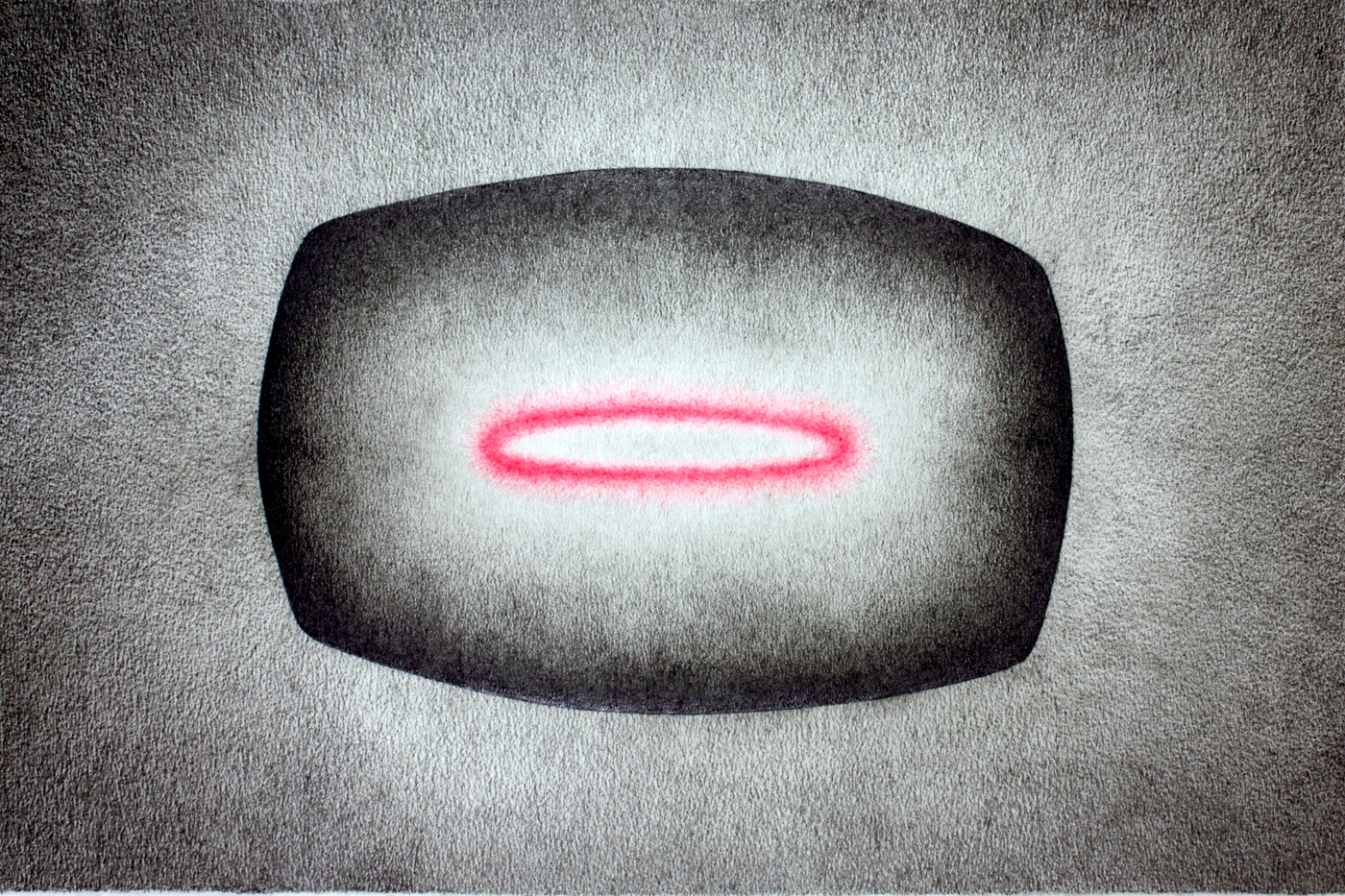 Screen 4, graphite on paper, 30 x 40 cm.