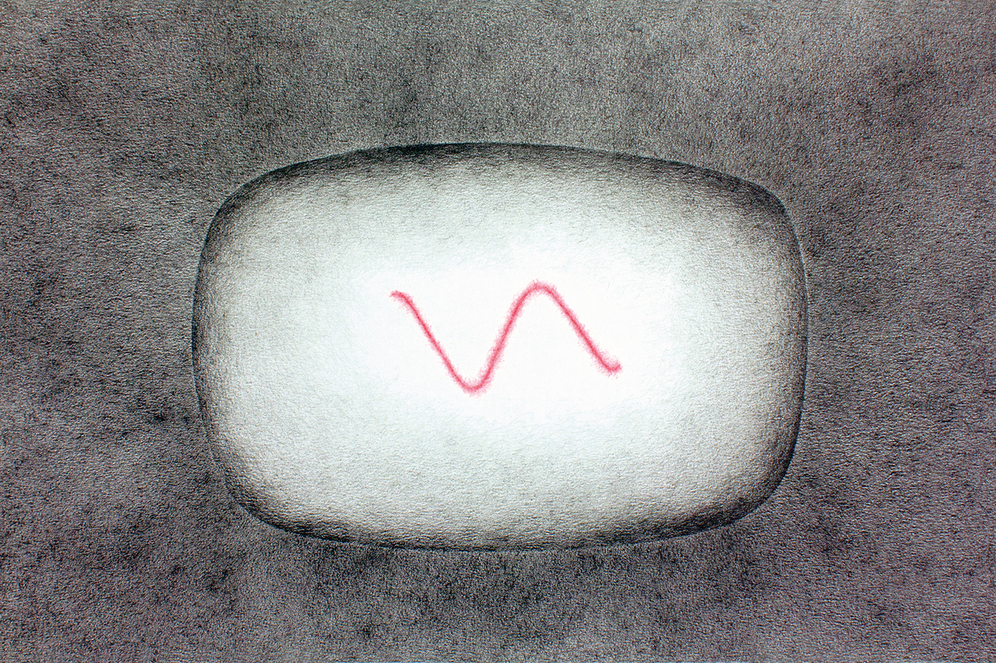 Screen 6. Graphite on paper, 30 x 40 cm.