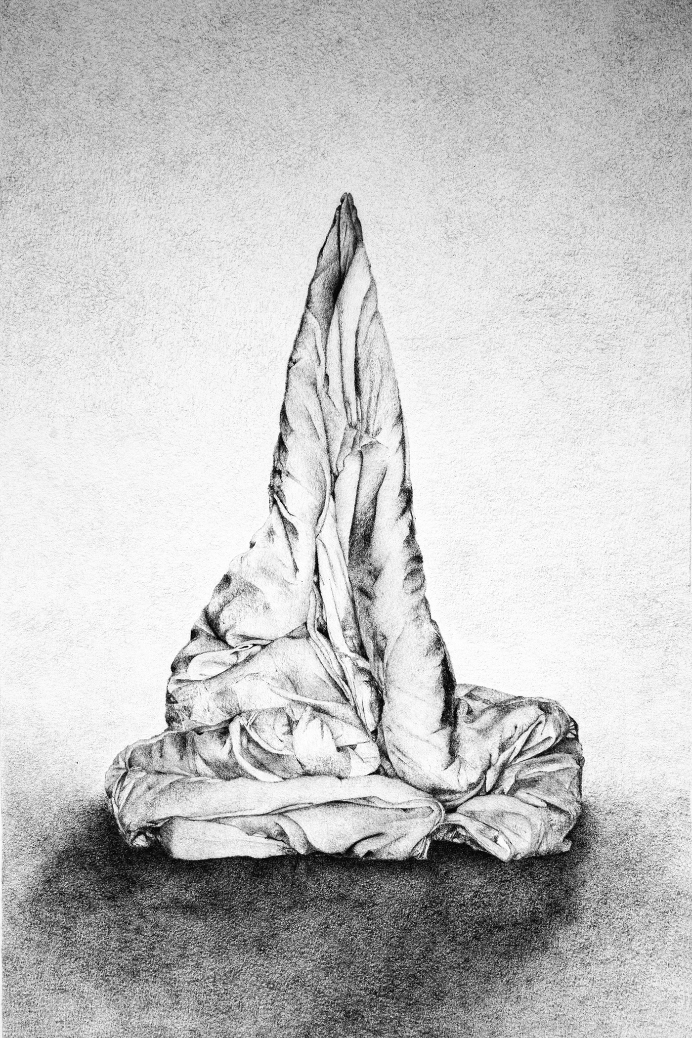Ghost 1. Graphite on paper, 42 x 28 cm.