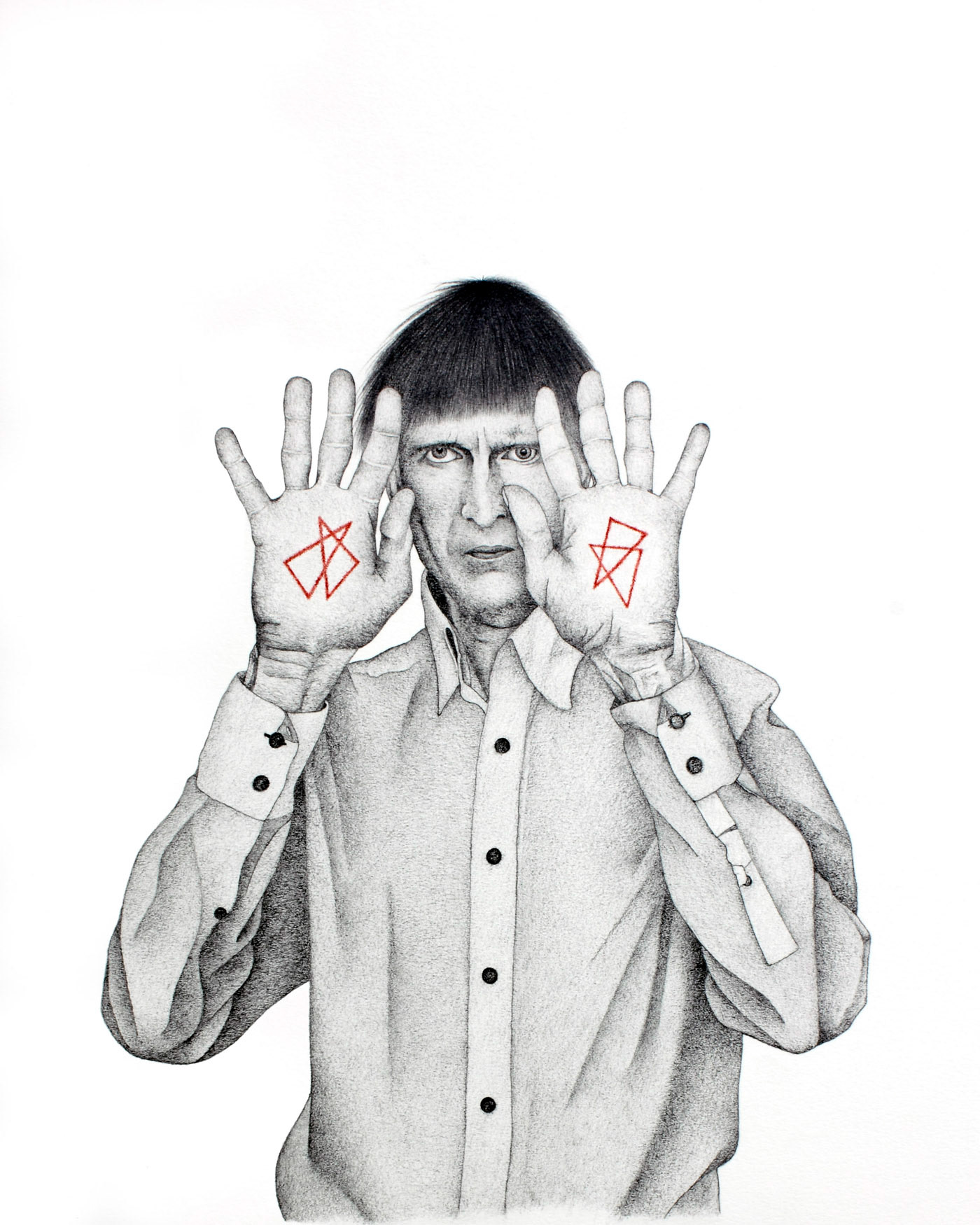 Sign 2.   Pencil and paper.   40x30 cm.