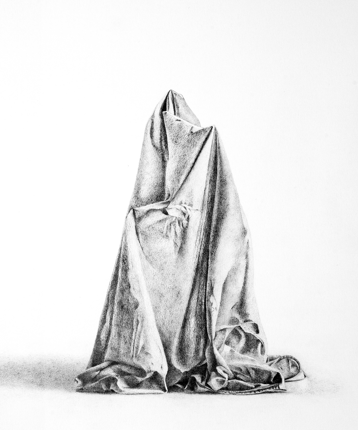Ghost 4. Graphite on paper, 50 x 35 cm.