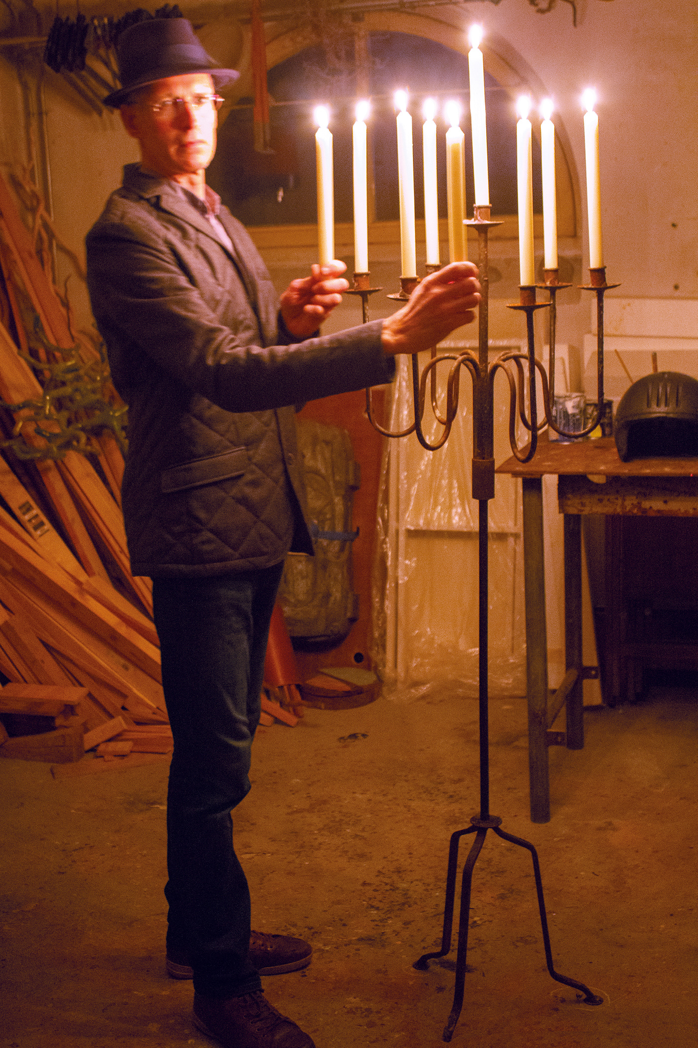 Becoming a Candelabra, Photograph.