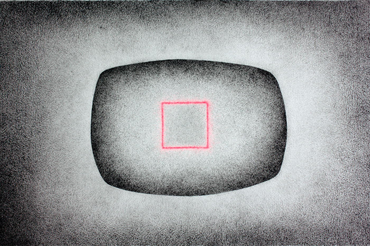 Screen 5, graphite on paper, 30 x 40 cm.
