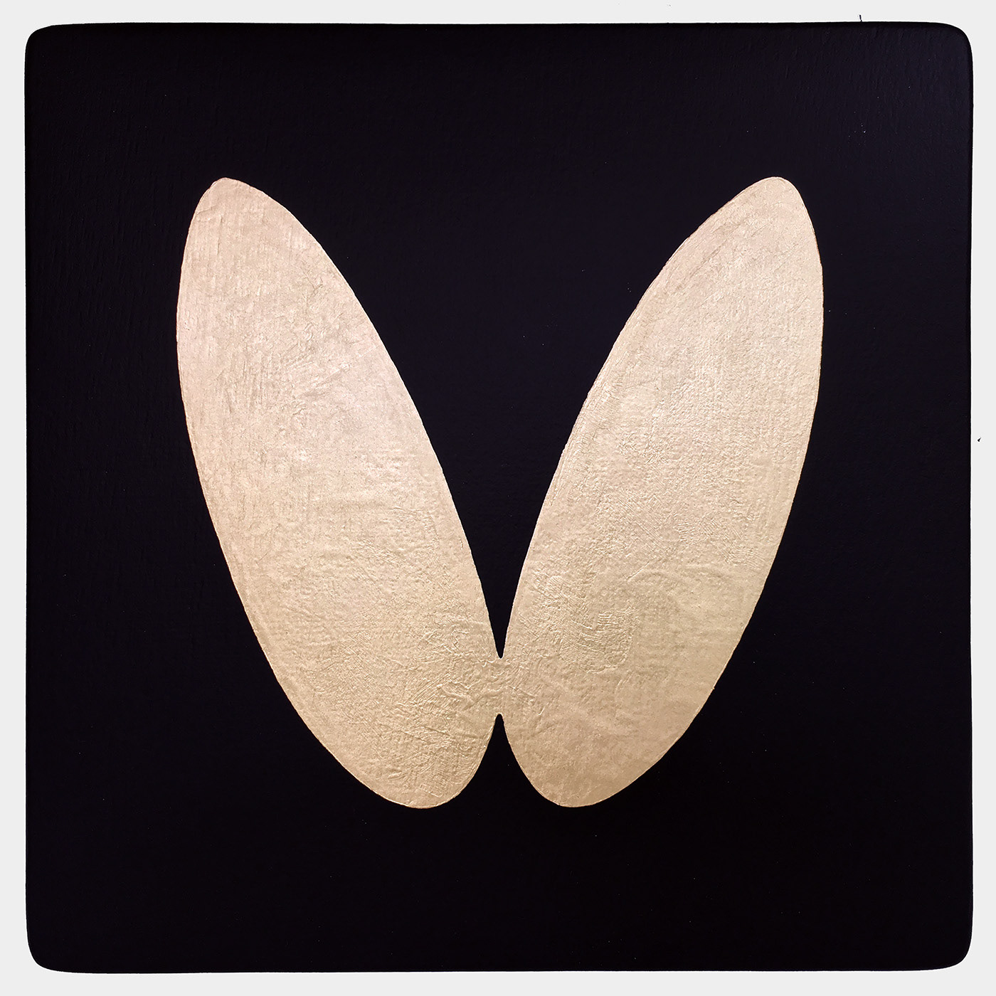 Appearance 11. Goldleaf on wood panel, 33 x 33 cm.