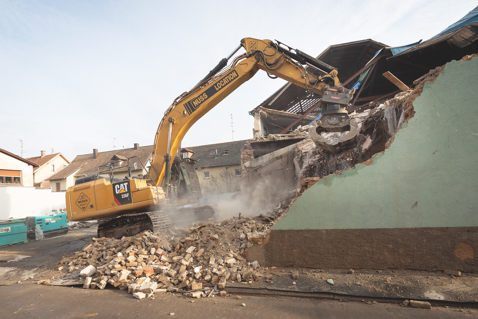 14 décembre 2021 - Début des travaux de démolition rue de la liberté