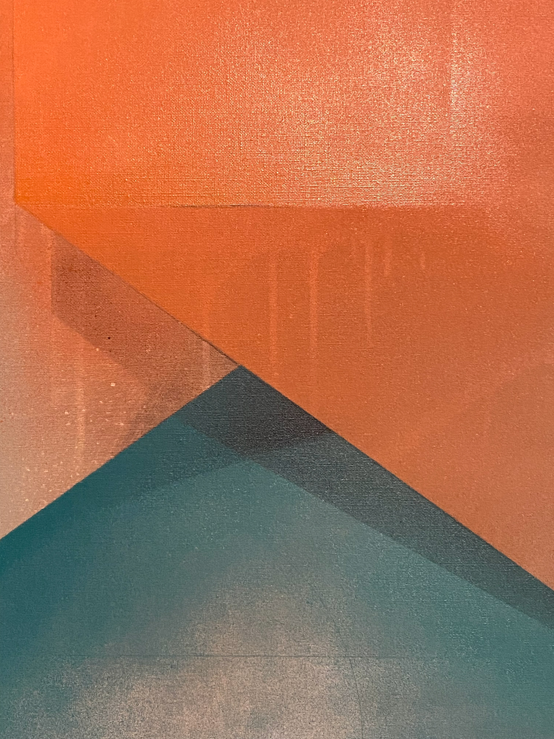 Detail painting. Mixed media on canvas. 120x120 cm Tobias Becker Hoff 2024©