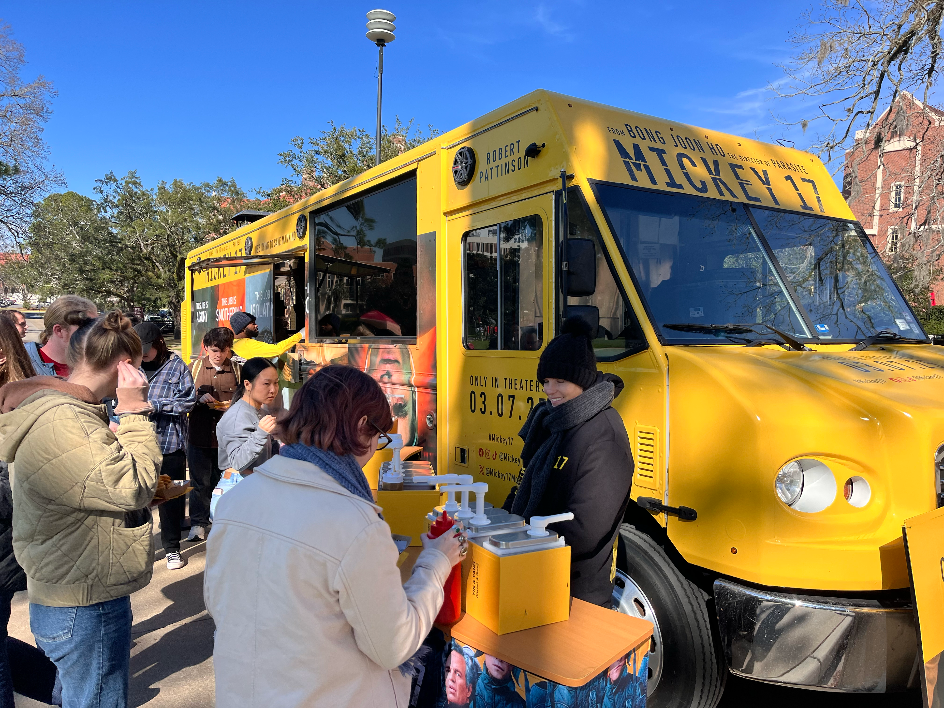 Mickey 17 Pop-Up Sauce Truck on Landis Green