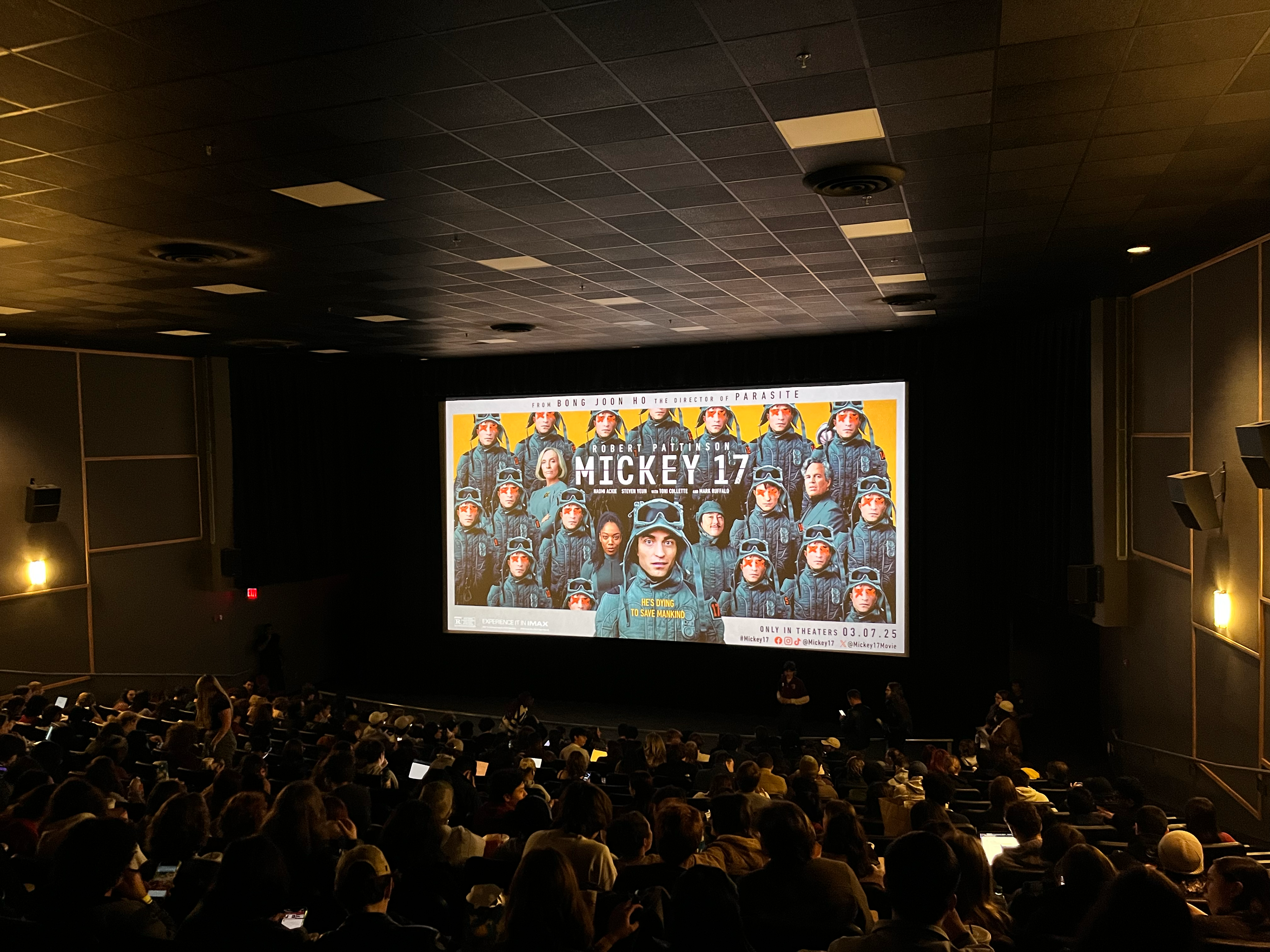 Mickey 17 Advanced Screening at the Student Life Cinema