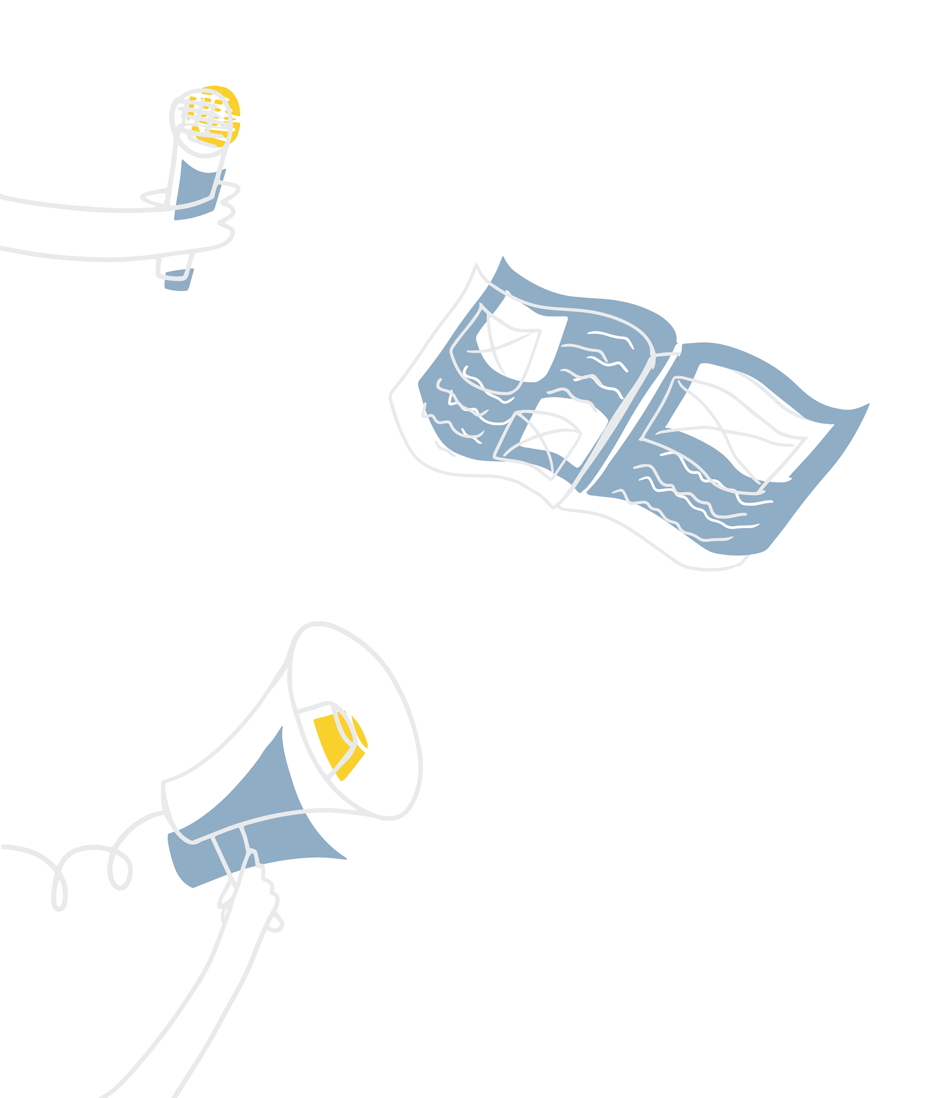 Illustrasjoner av medieobjekter