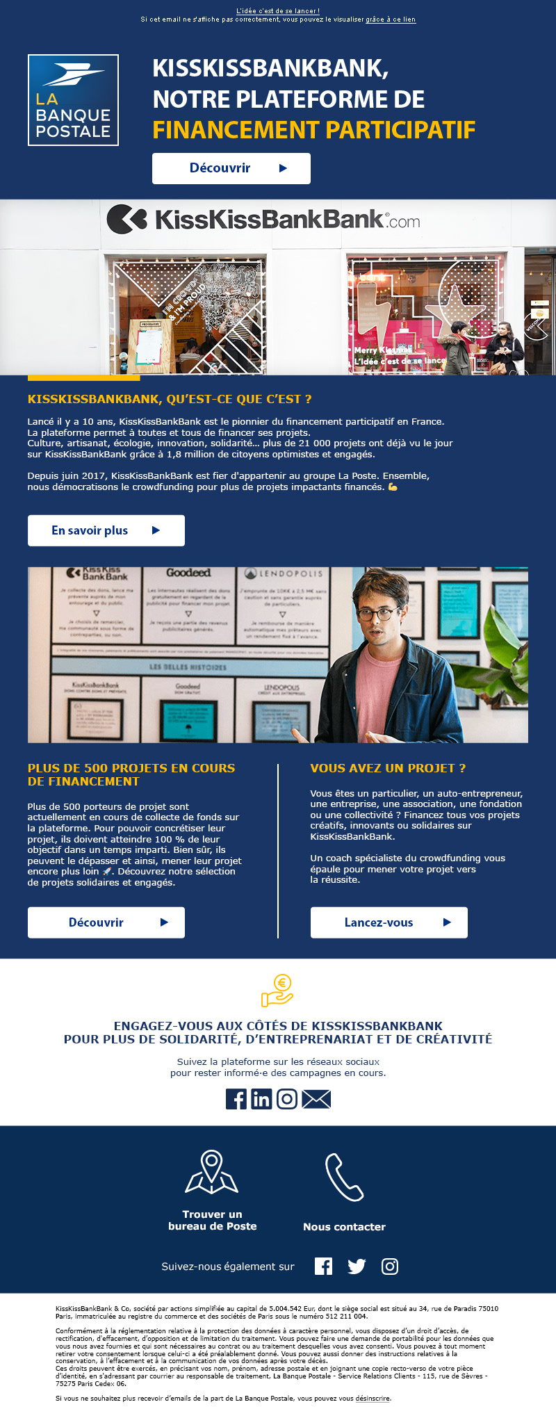LA BANQUE POSTALE - Email KKBB_desktop