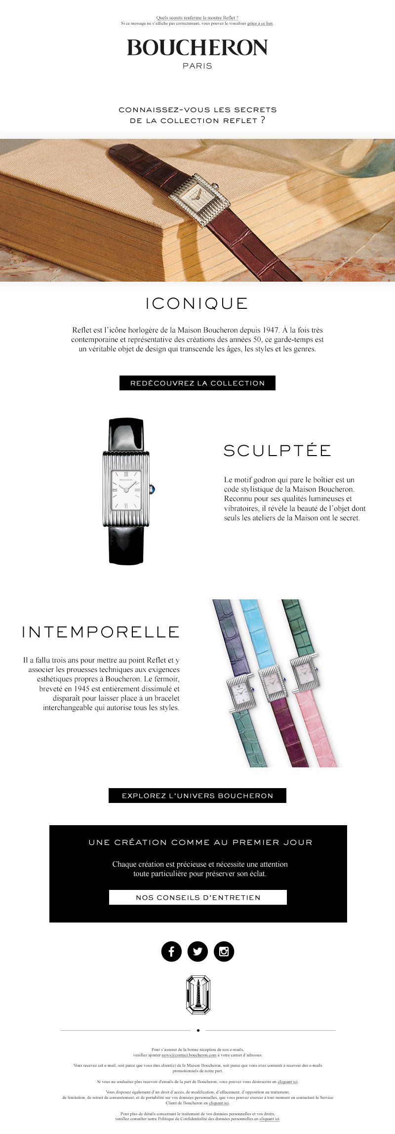 BOUCHERON - Campagne emailing Post Achat - REFLET 2020_FR_desktop