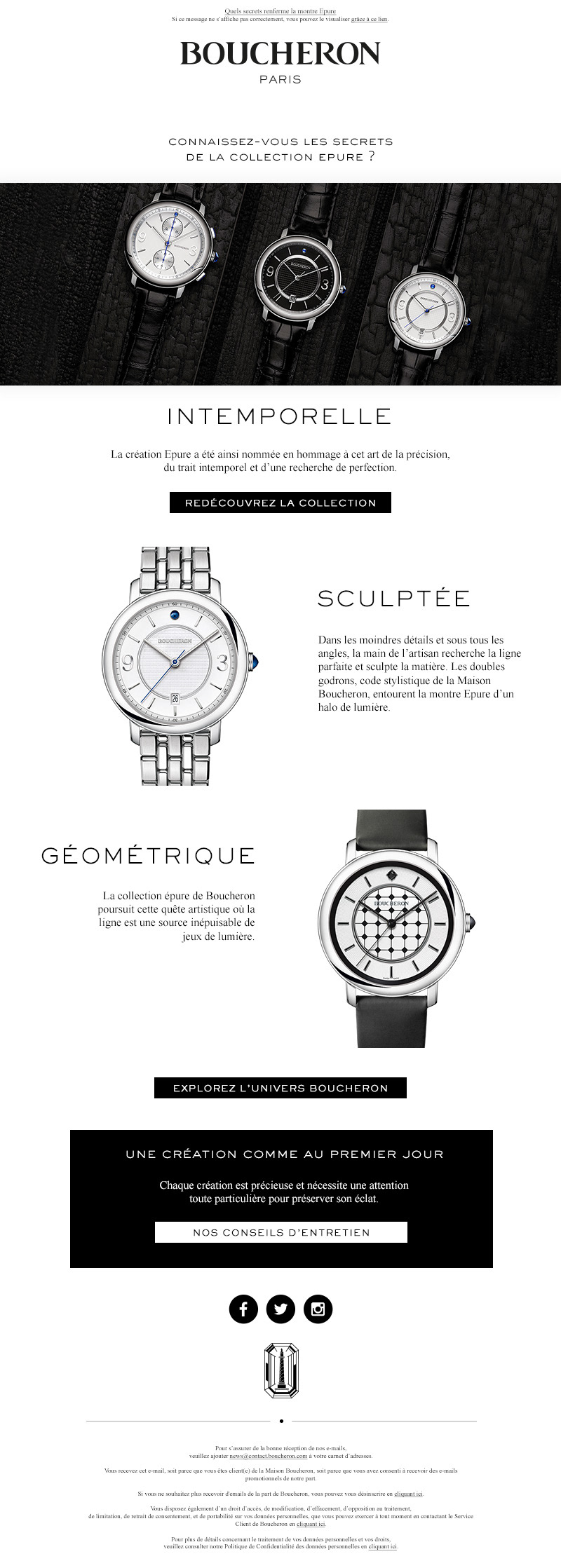 BOUCHERON - Campagne emailing Post Achat - EPURE 2020_FR_desktop