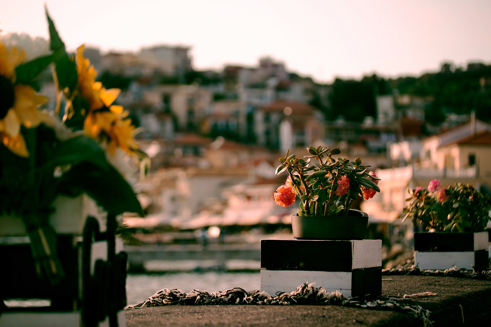 The astonishing town of Parga in the afternoon