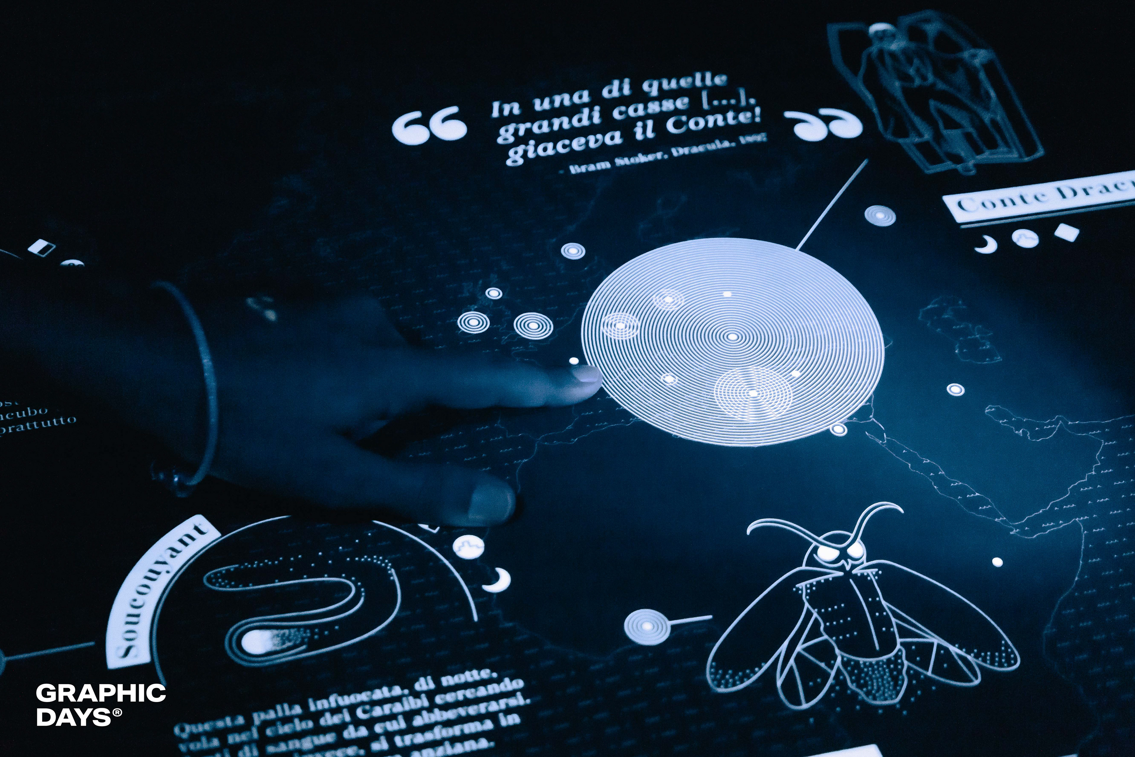 Dettaglio con luce UV - mappa Vampiri