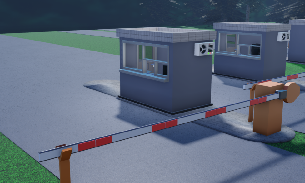 Security Gate Booth