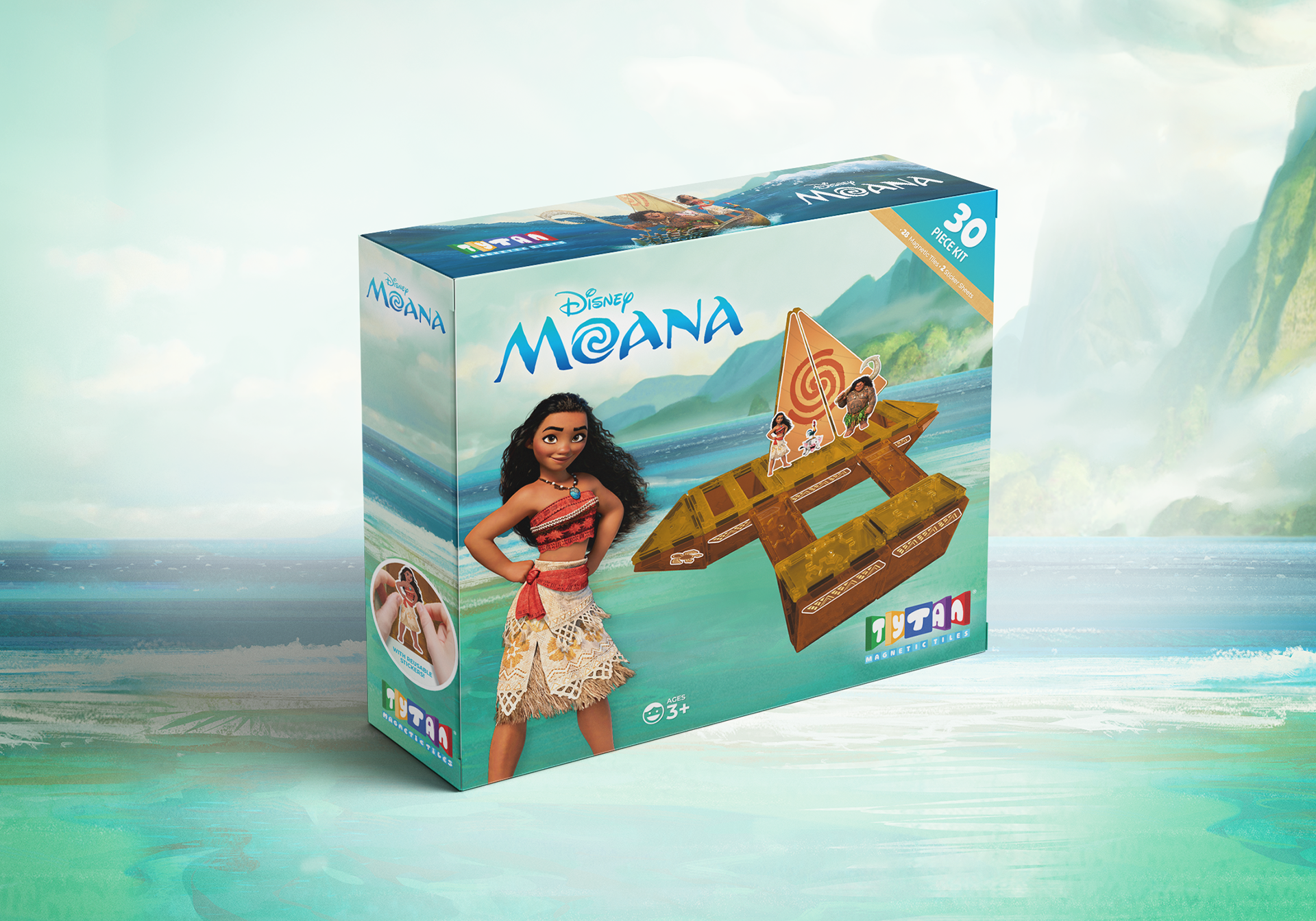 Tytan Toys - Moana Magnetic Tiles Set