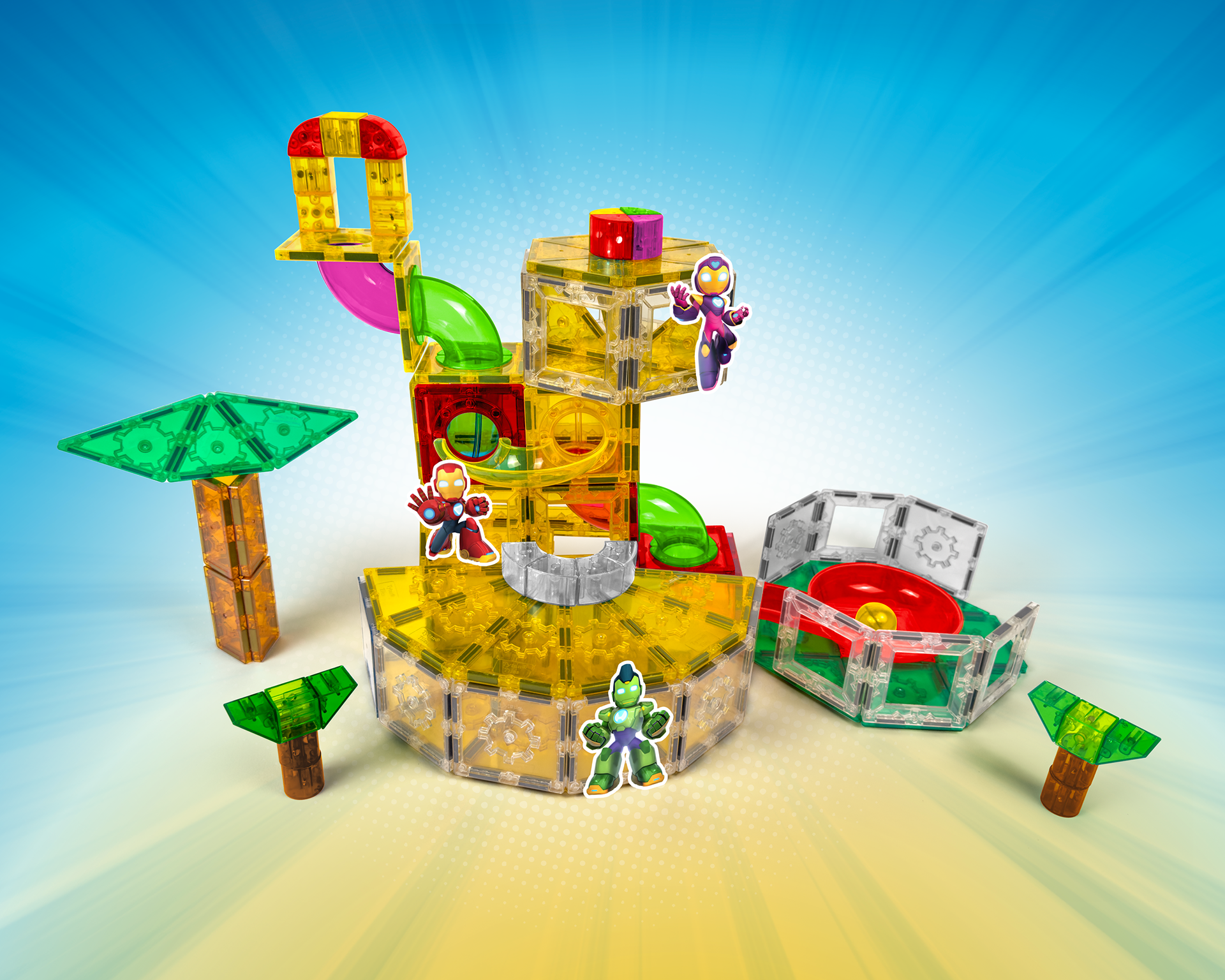 Tytan Toys - Ironman and His Awesome Friends Beach Headquarters Set