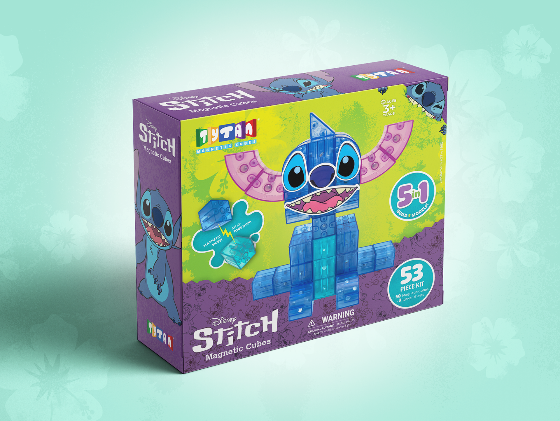 Tytan Toys - Stitch Magnetic Cubes Set