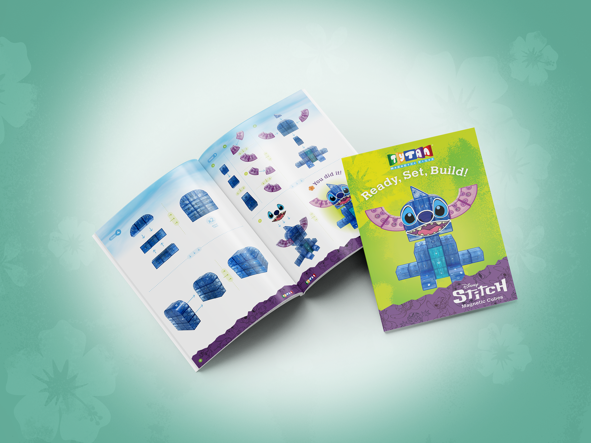 Tytan Toys - Stitch Magnetic Cubes Set - Infographic Workbook