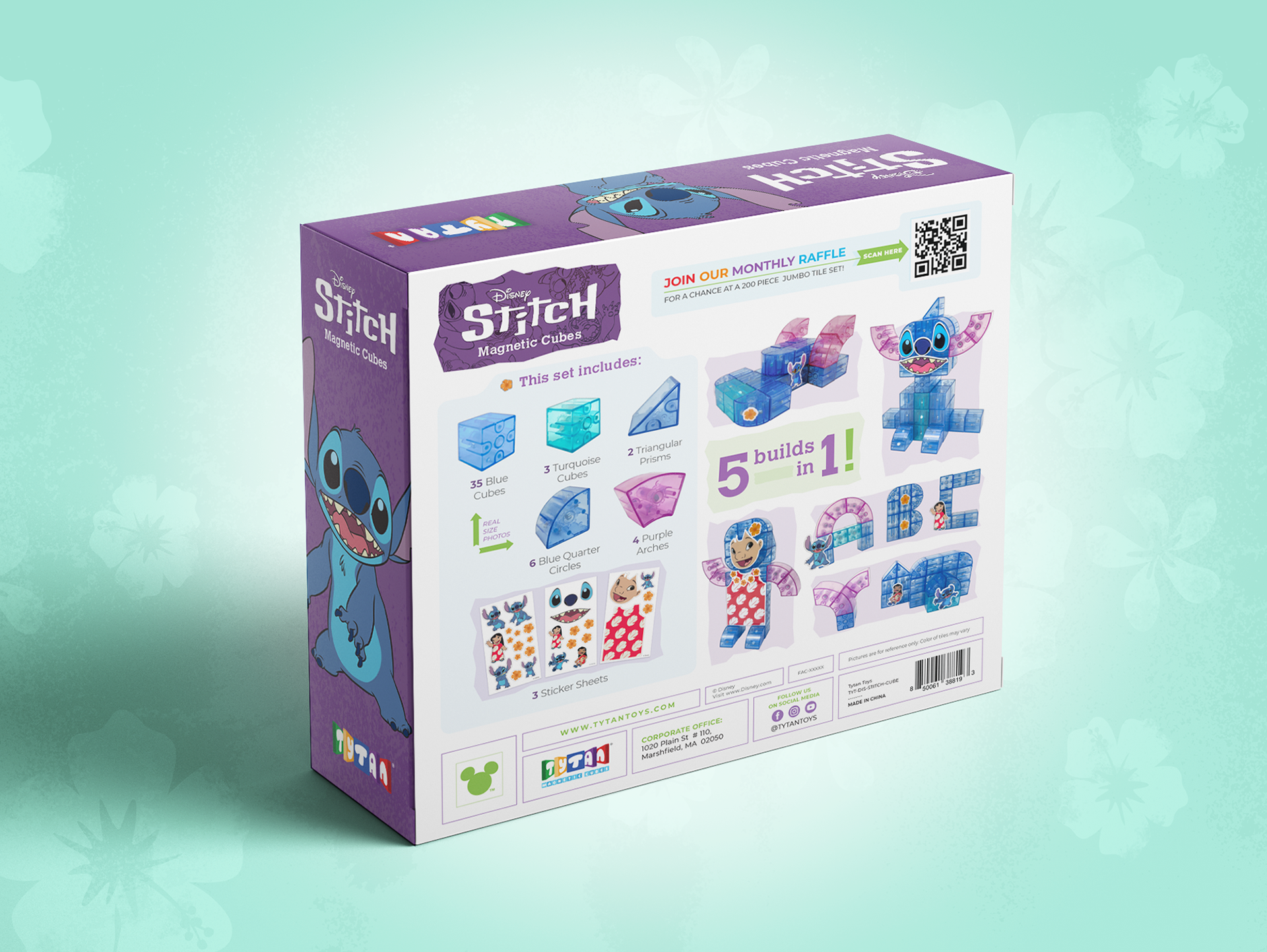 Tytan Toys - Stitch Magnetic Cubes Set