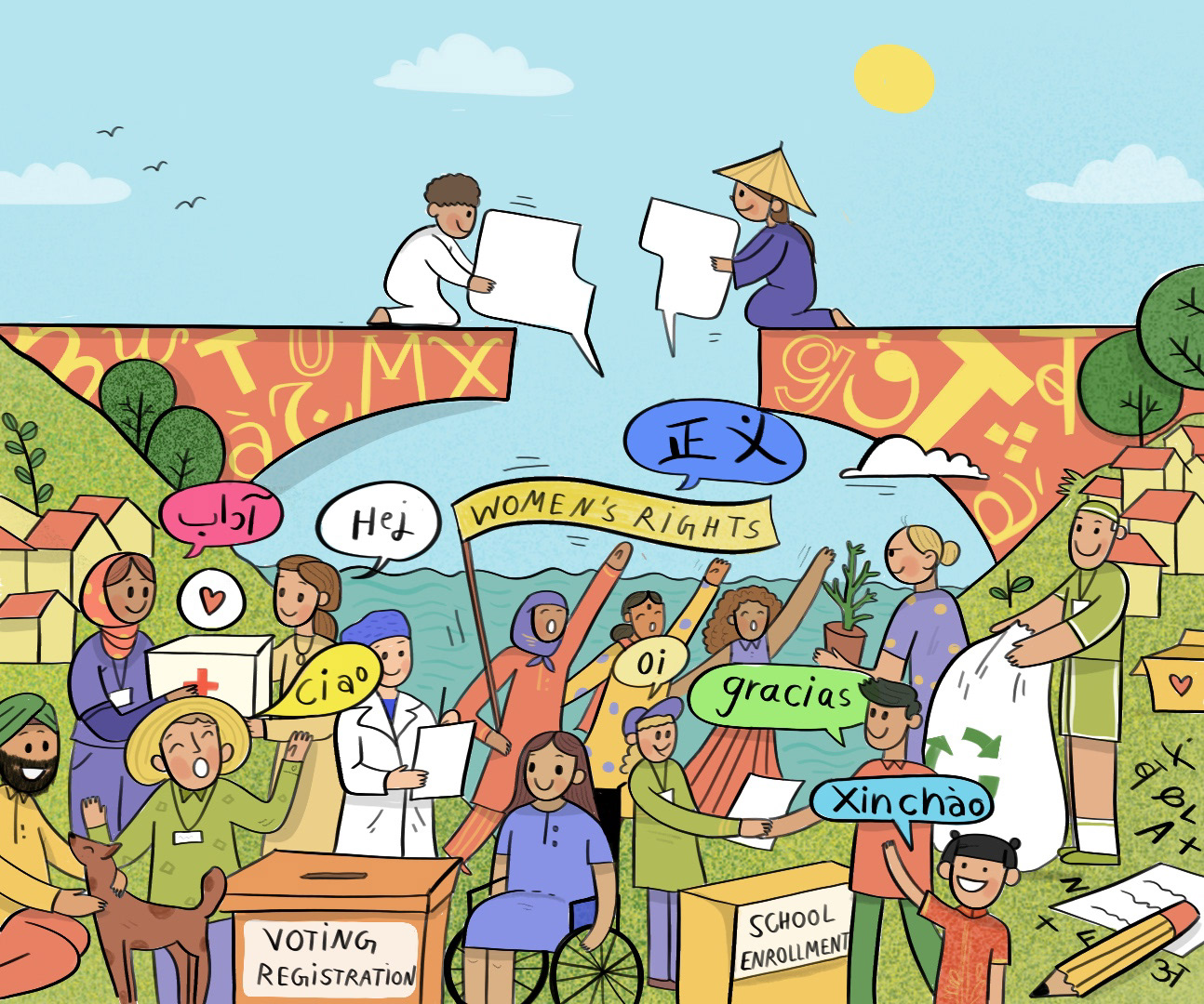 Editorial Illustration, Canopy Atlanta, Norcross 